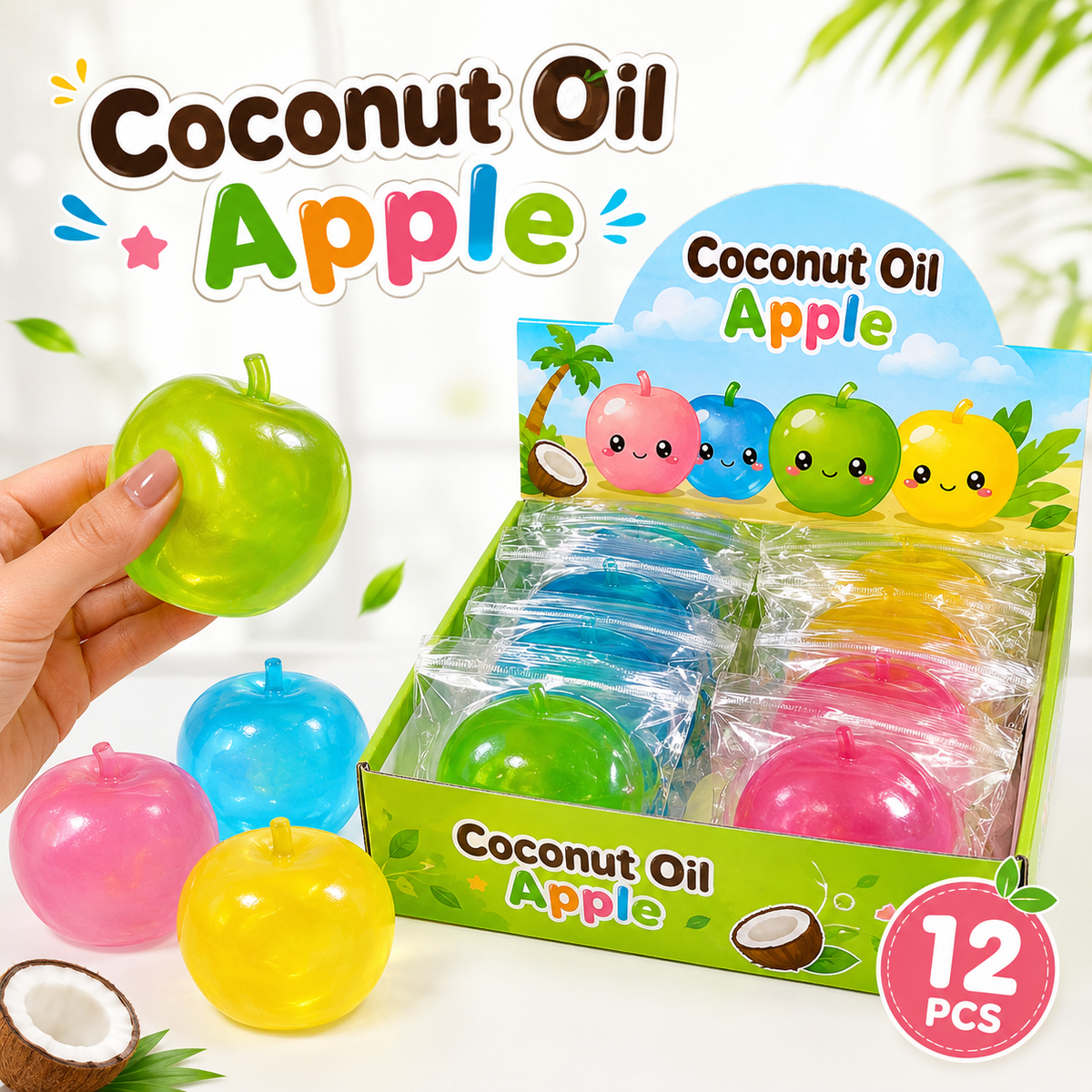 Coconut Oil Squishy Apple