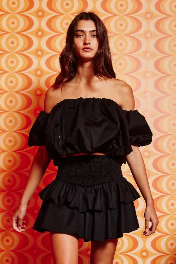 Lyla Puff Crop Top