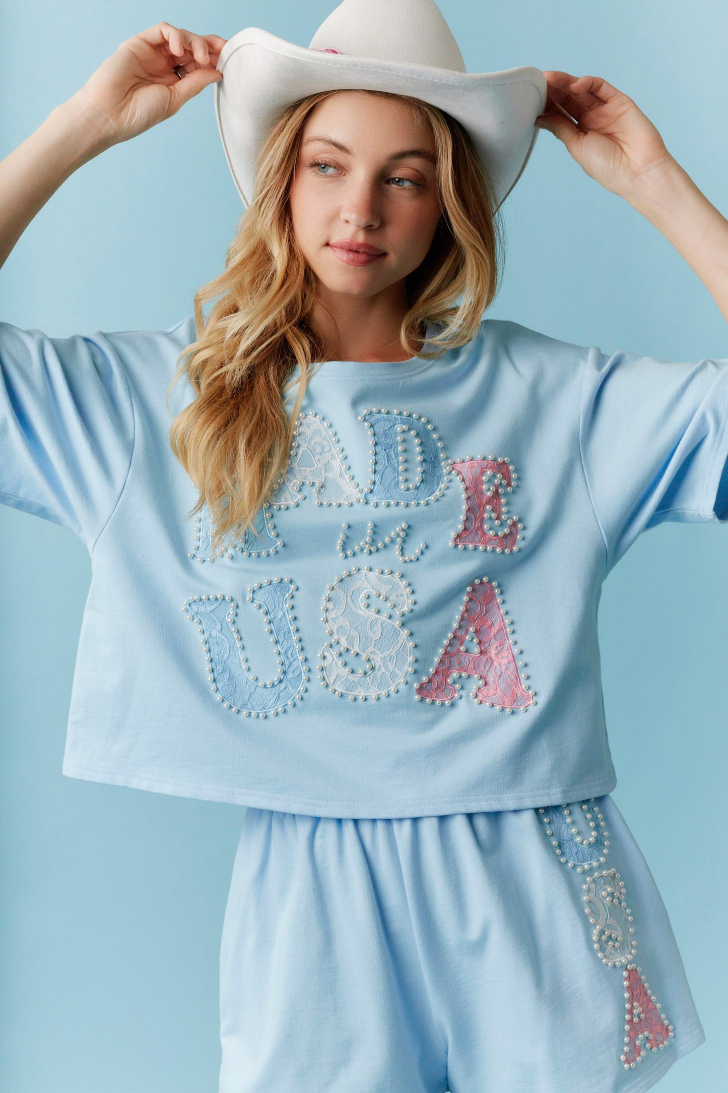 Made in the USA Pearl Top