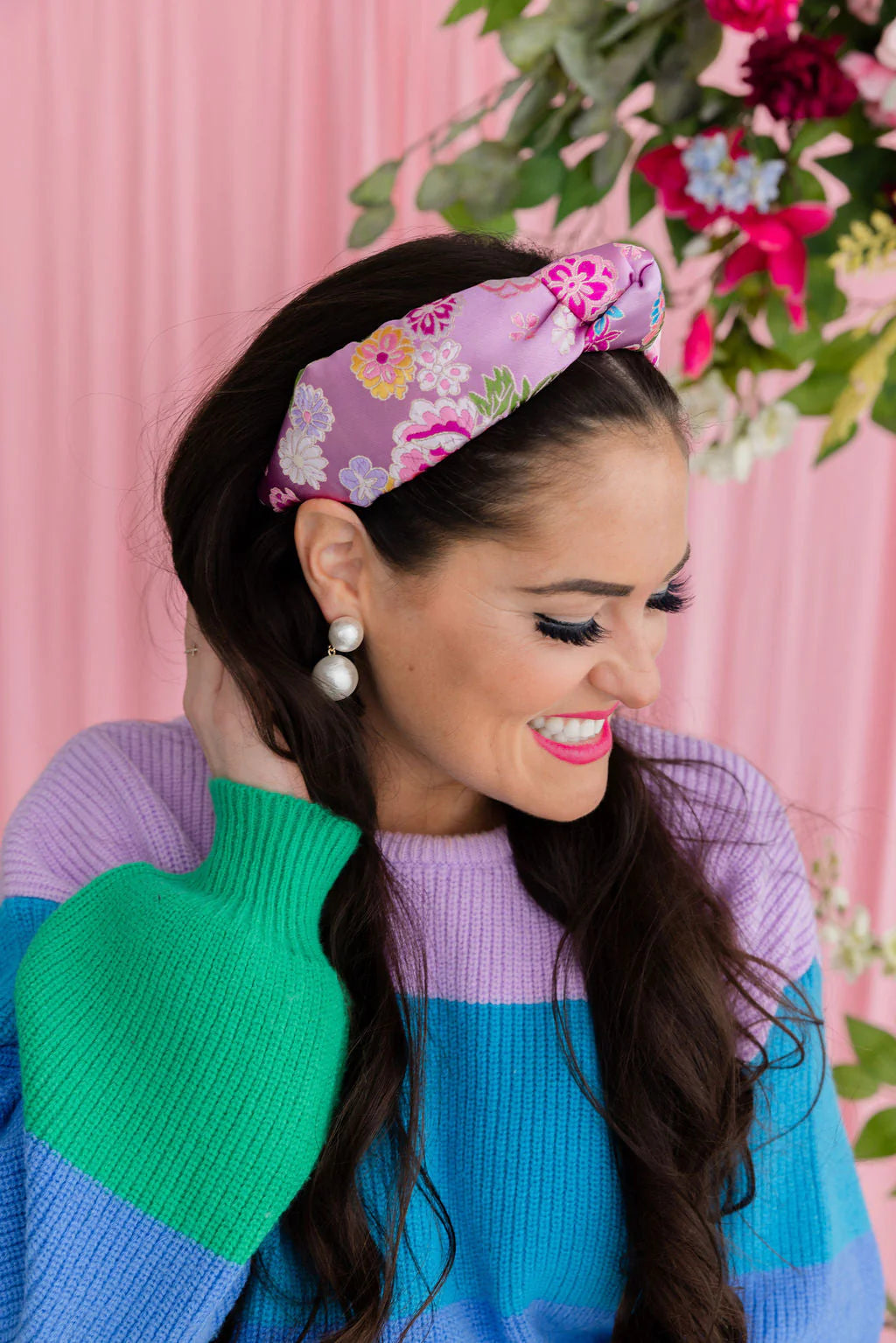 BC- Pearl Double Drop Earrings