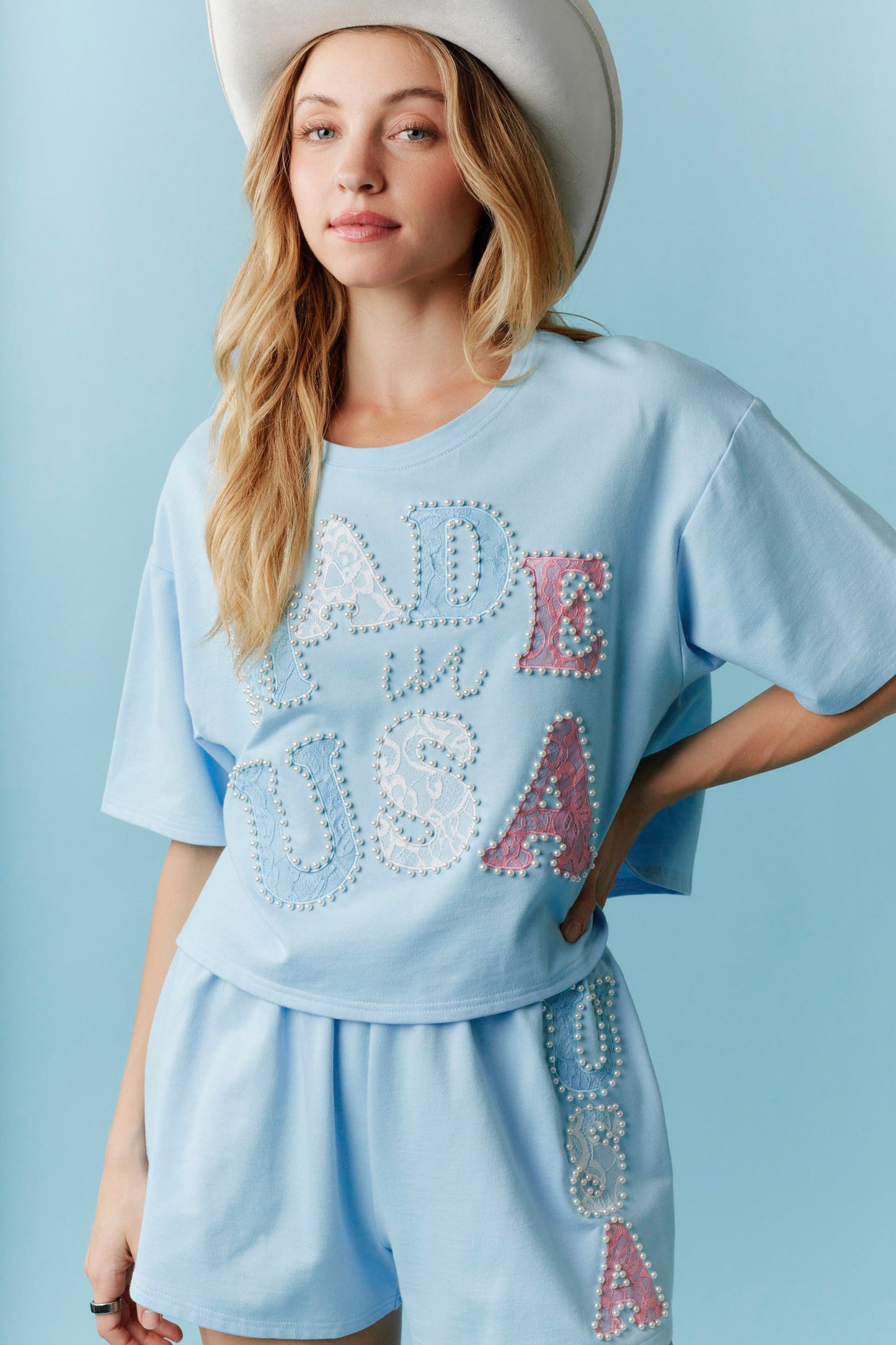 Made in the USA Pearl Top