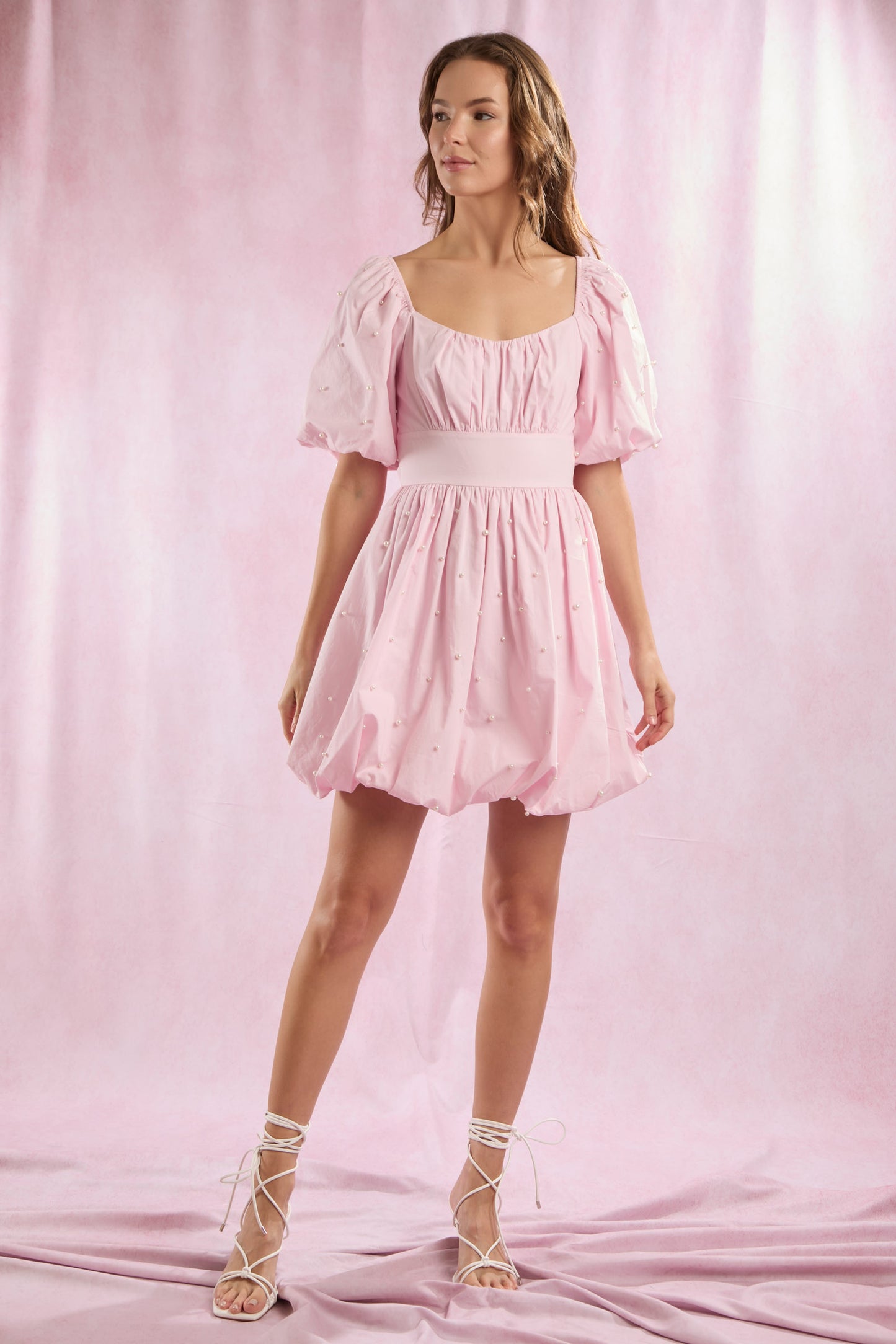 Juliette Pearl Bow Dress
