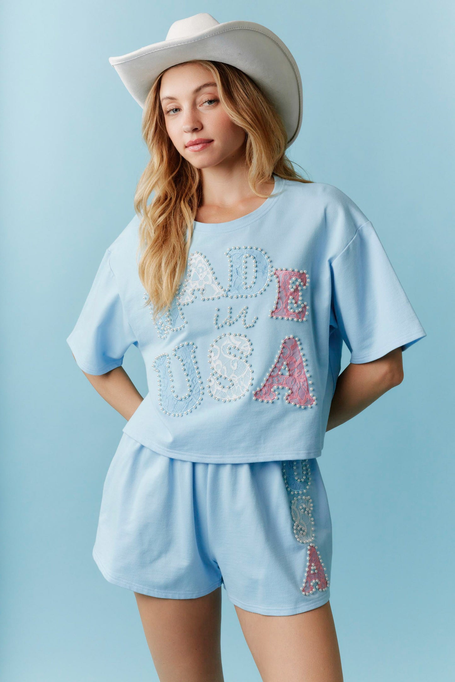 Made in the USA Pearl Top
