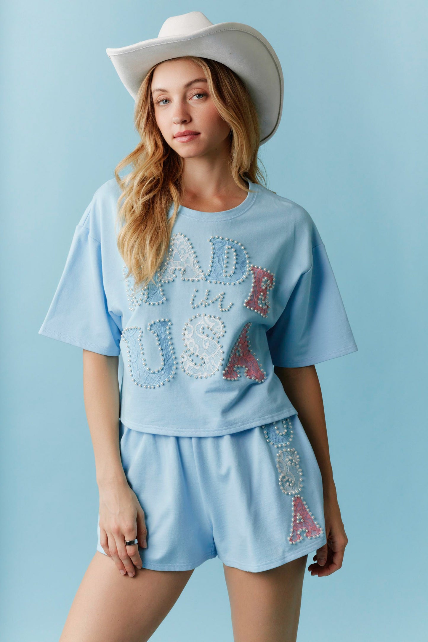Made in the USA Pearl Top