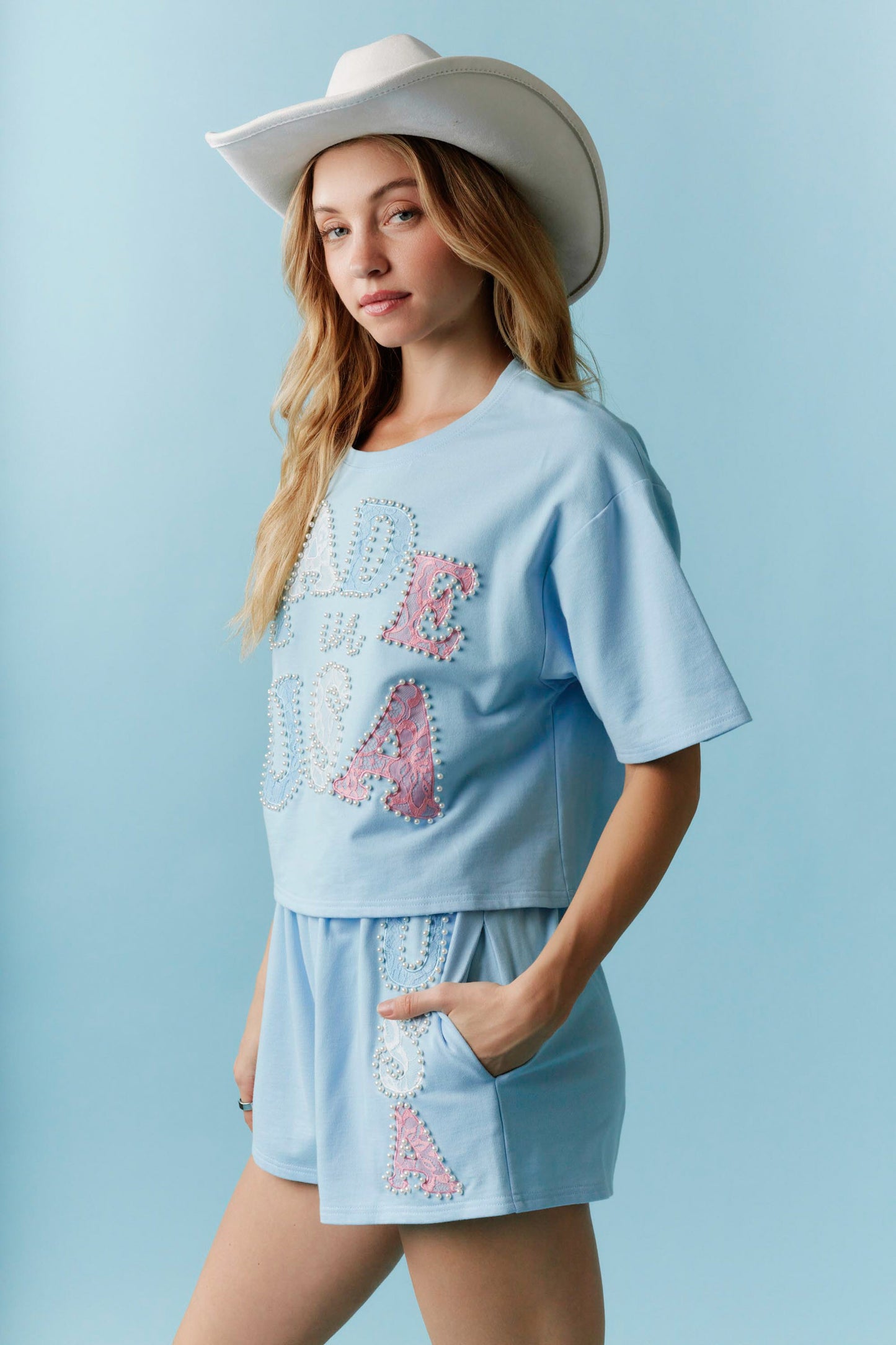 Made in the USA Pearl Top