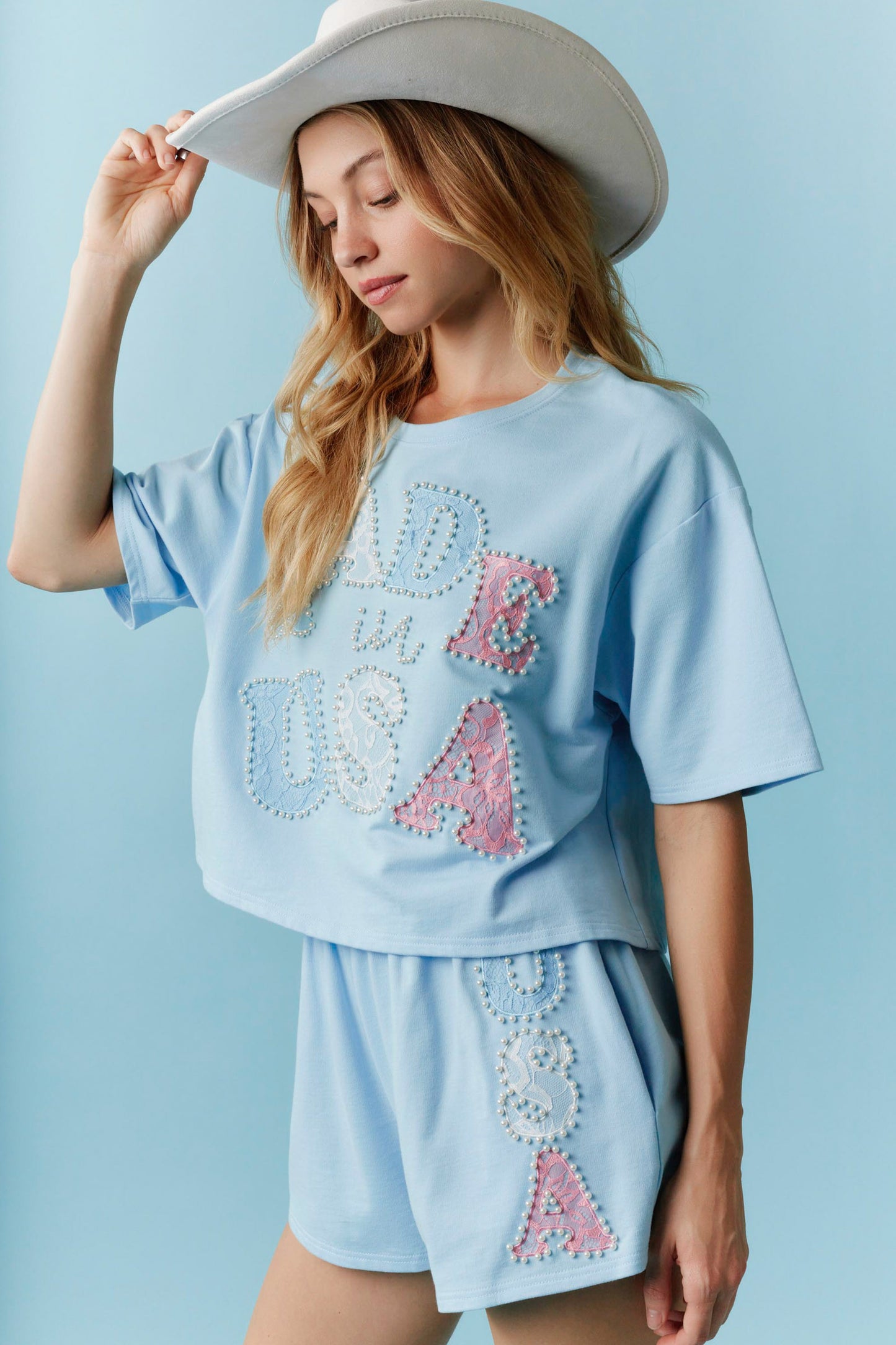 Made in the USA Pearl Top
