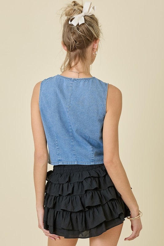Lucy Denim Vest