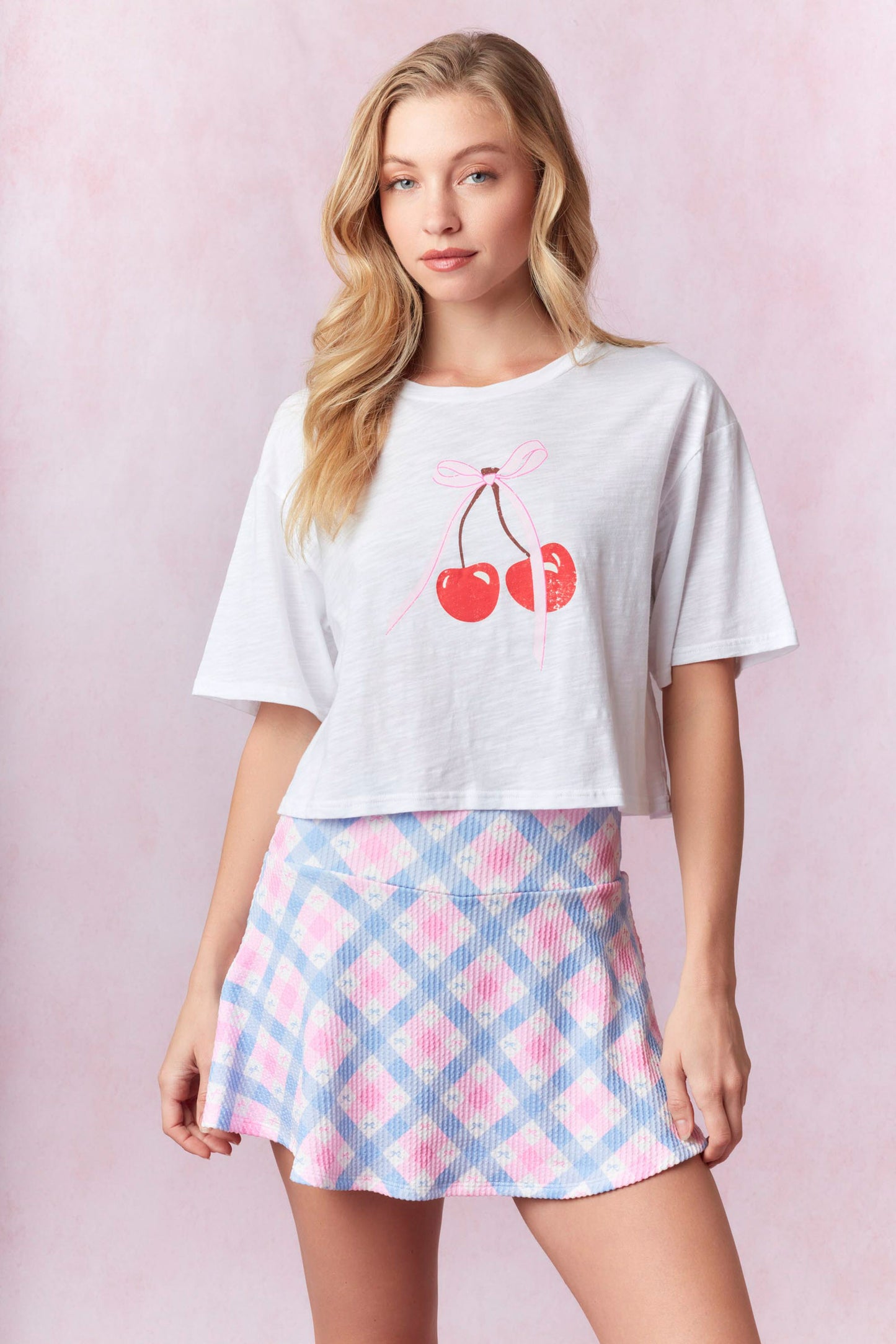 Cherry Bow Tee