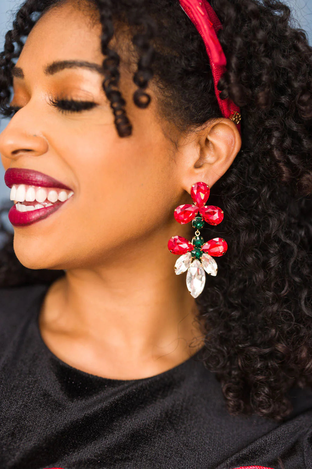 BC- Christmas Drop Earrings