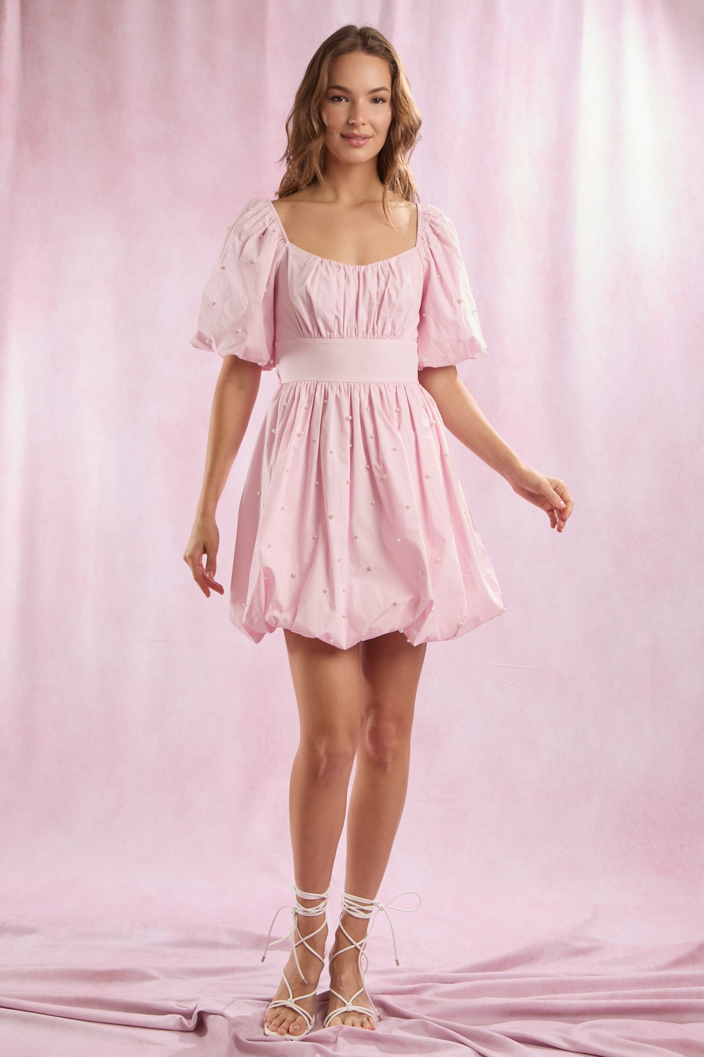 Juliette Pearl Bow Dress