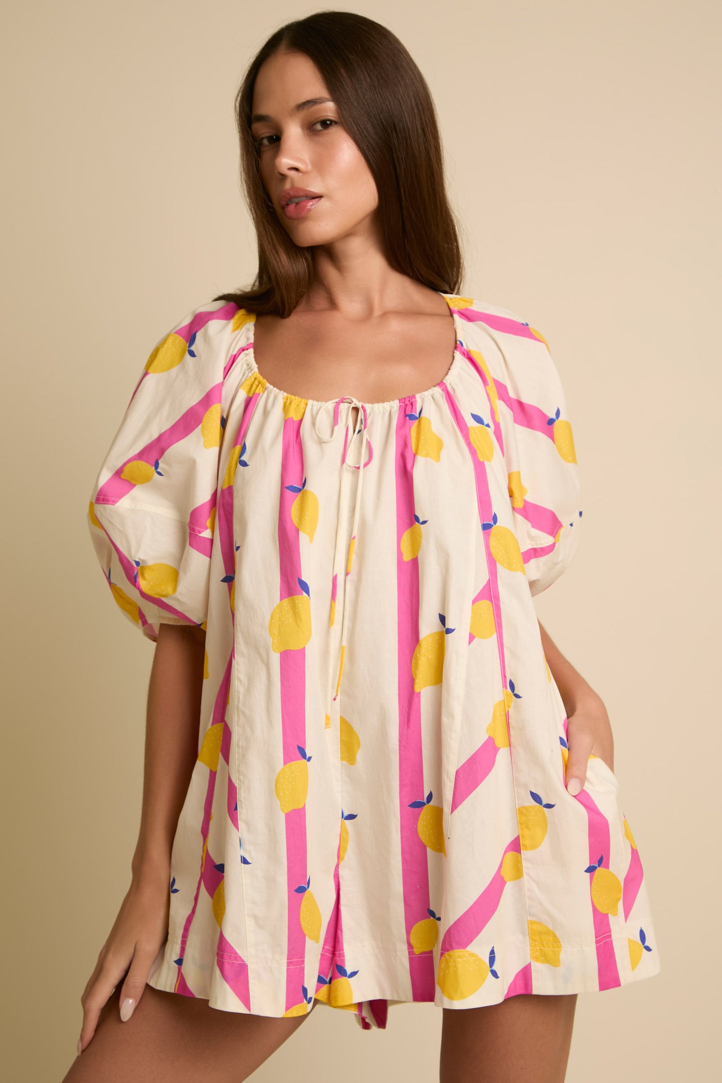 Pink Lemonade Romper