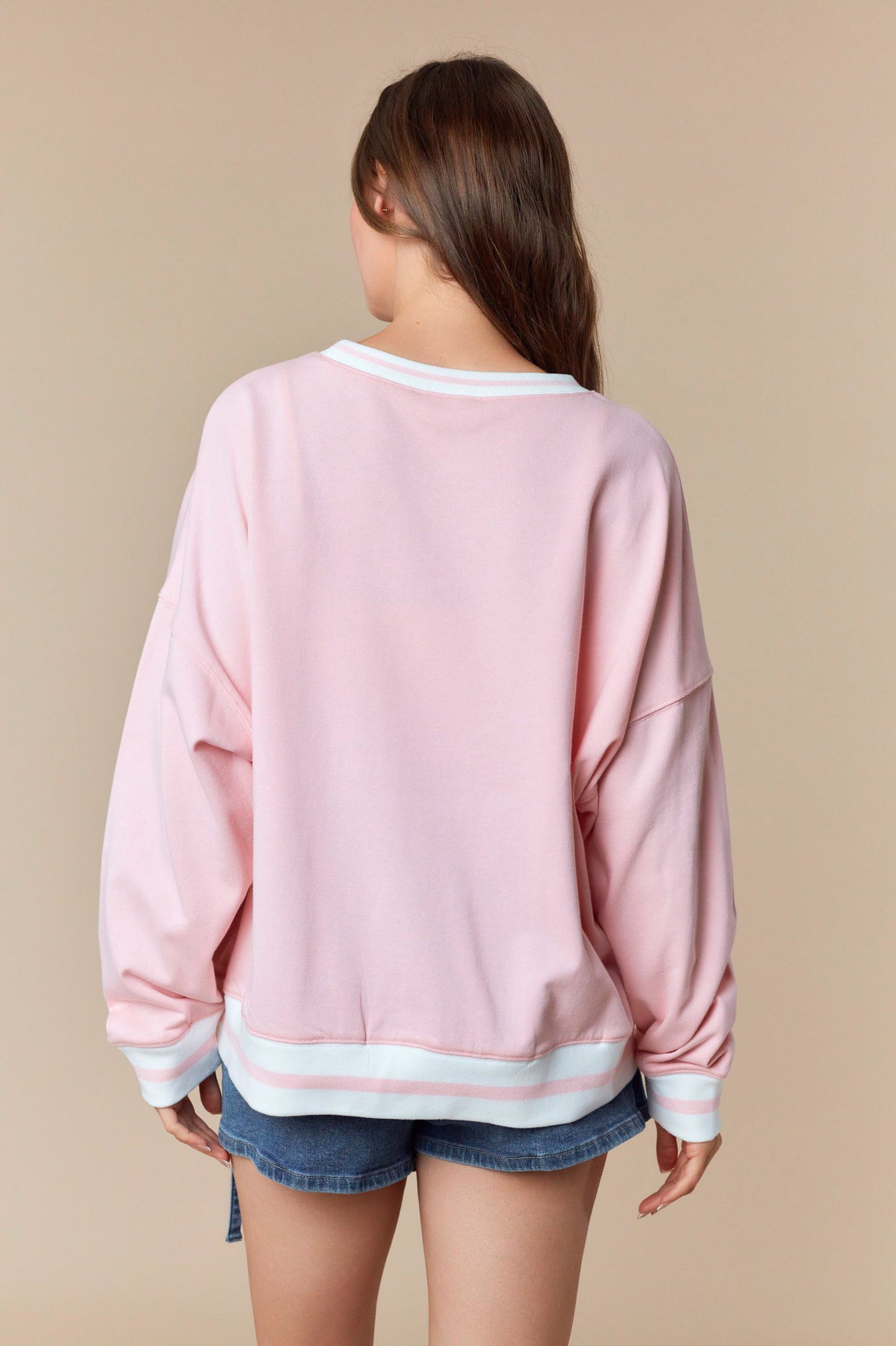 Lace Ghost Velvet Bows Sweatshirt