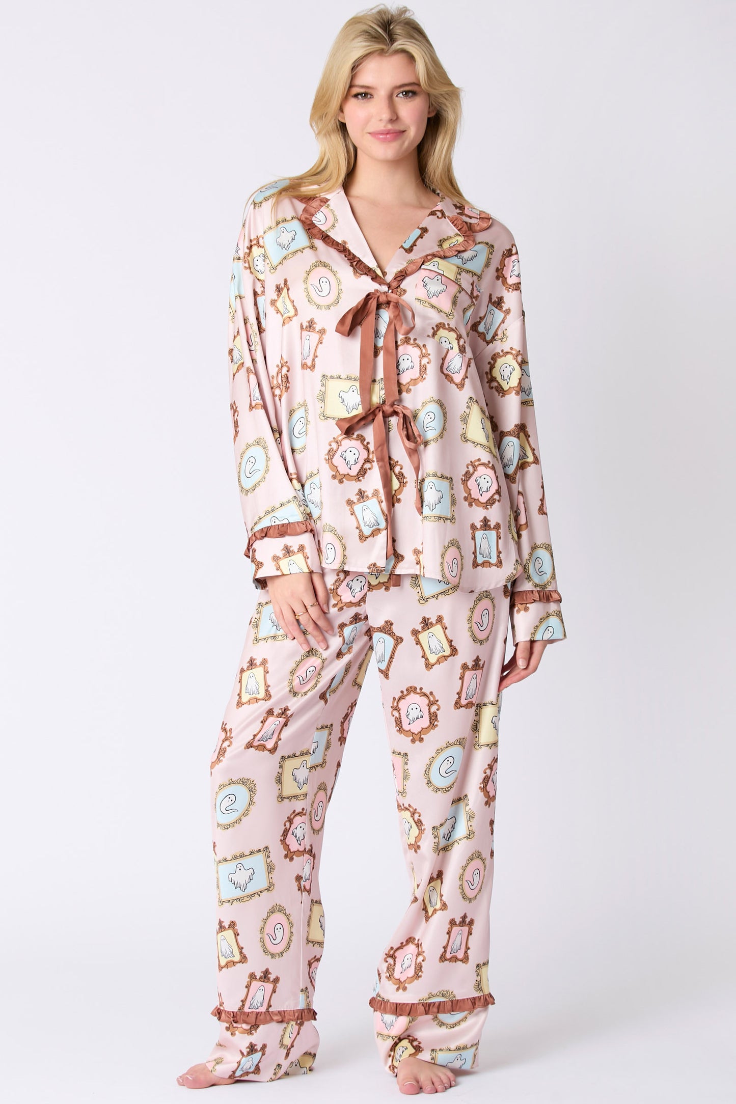Ghost Satin Pajamas