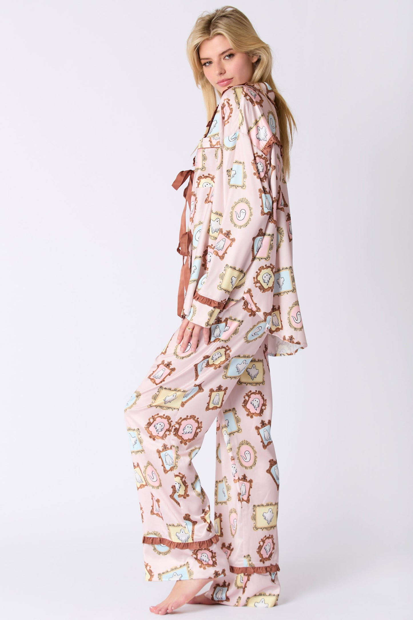 Ghost Satin Pajamas