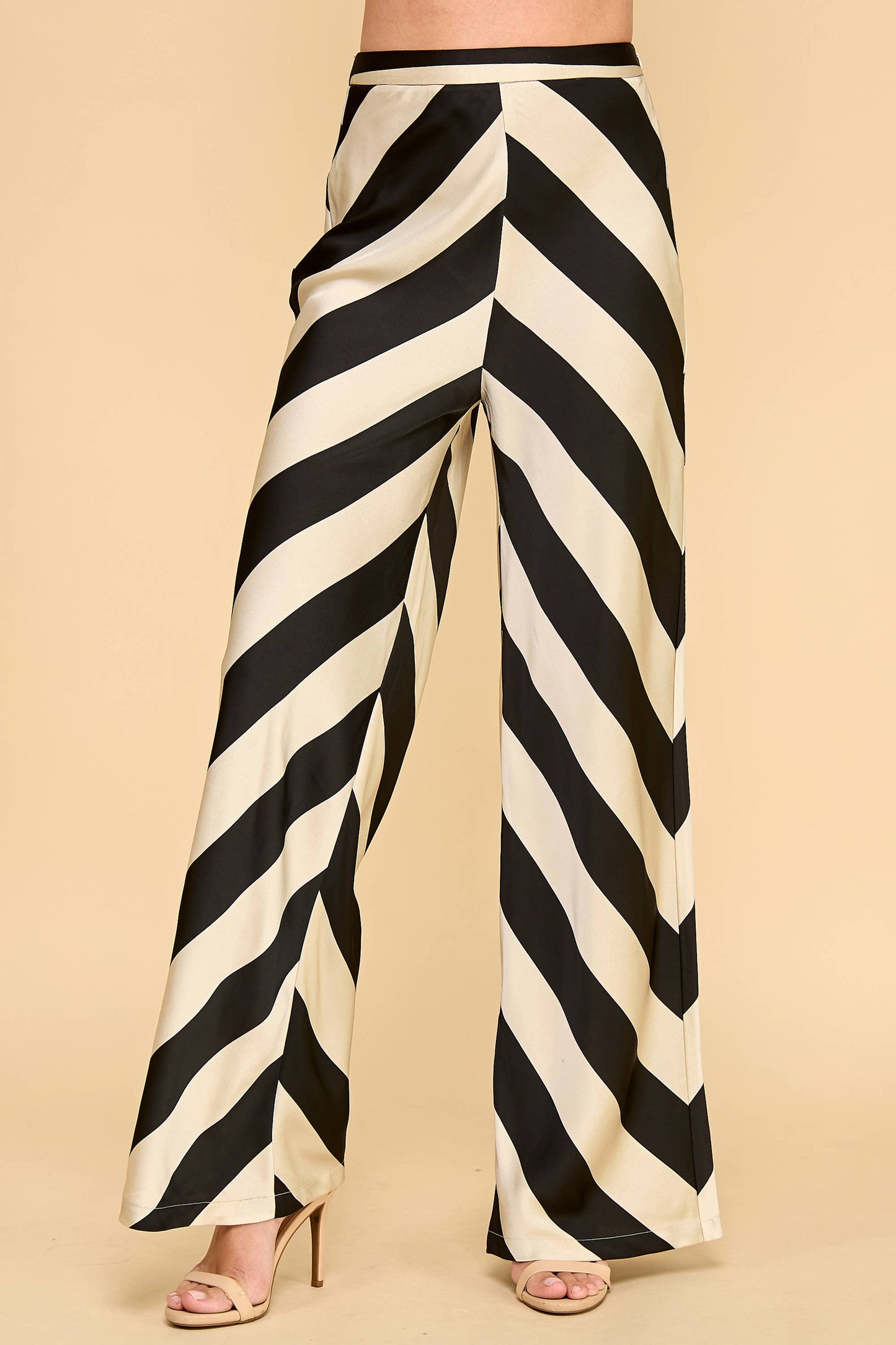 Striped Satin Set