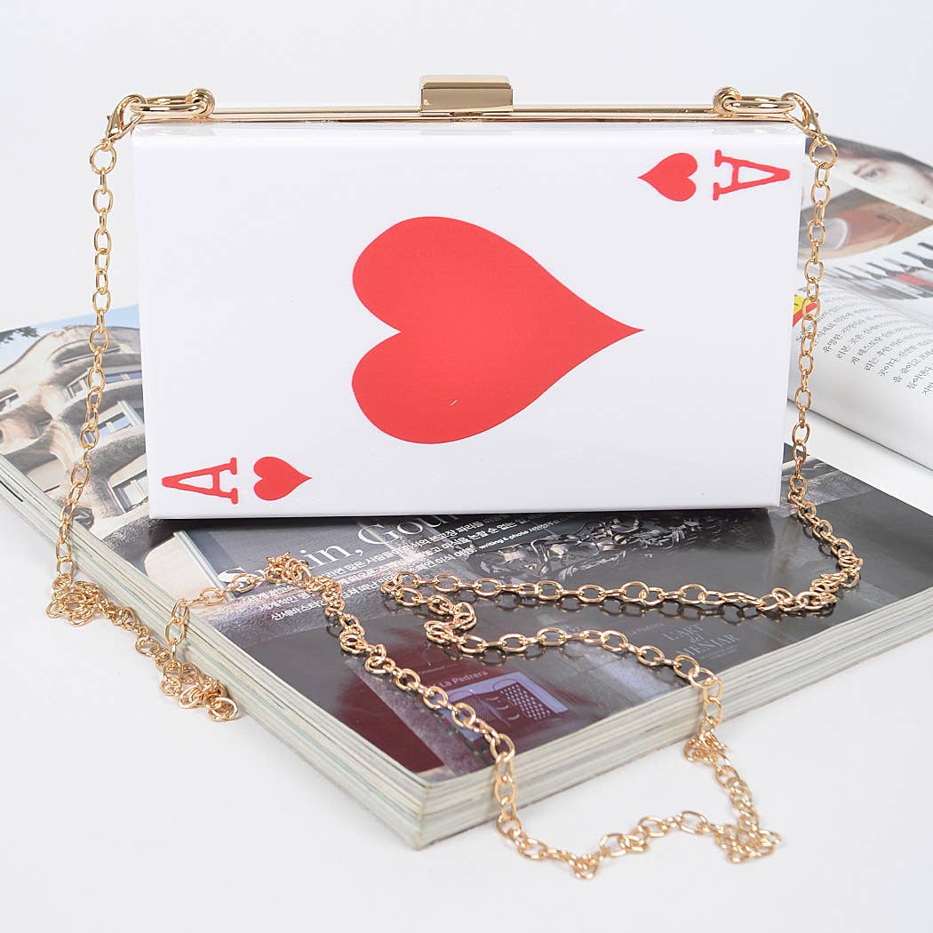 Ace of Hearts Clutch