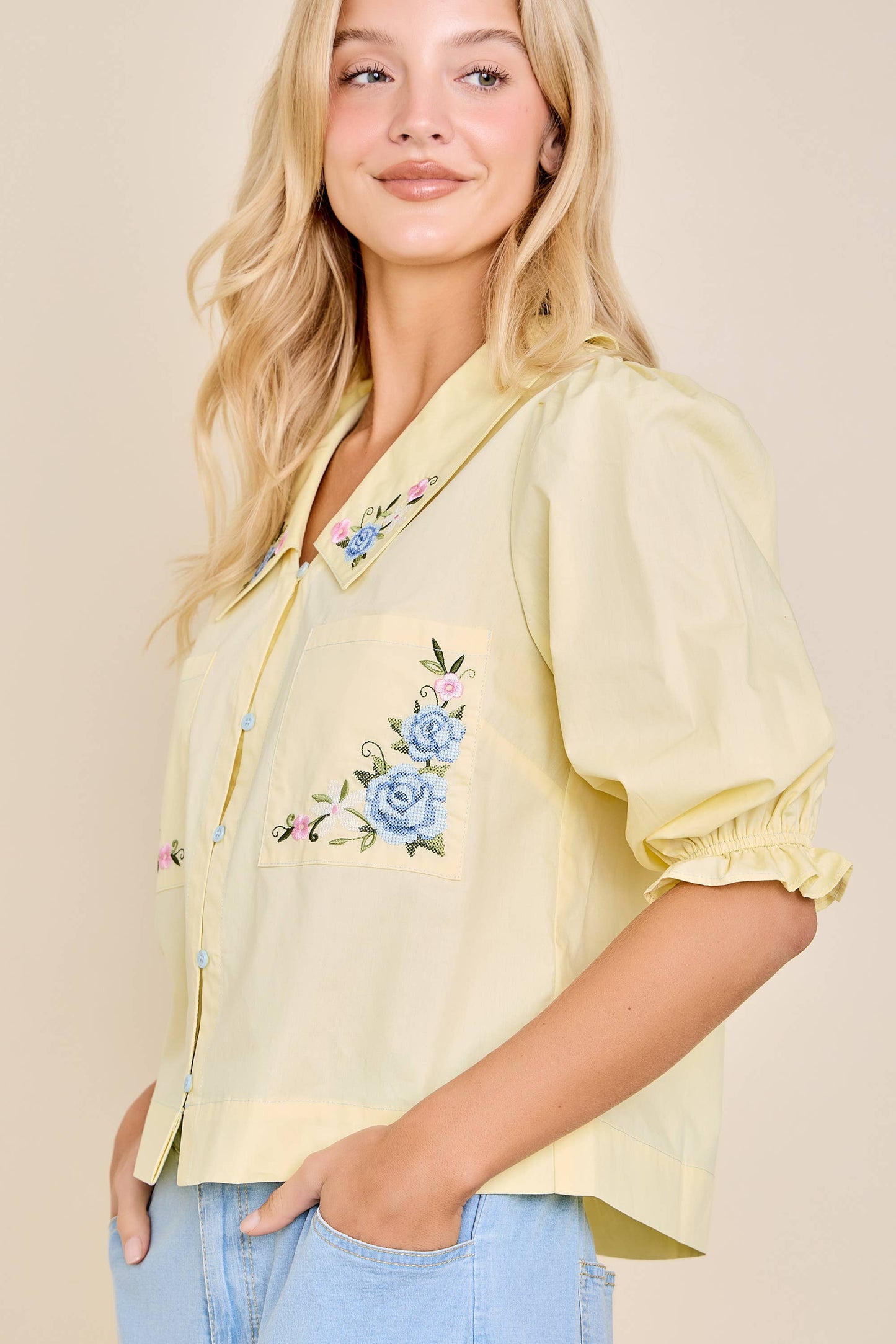 Patsy Embroidered Blouse