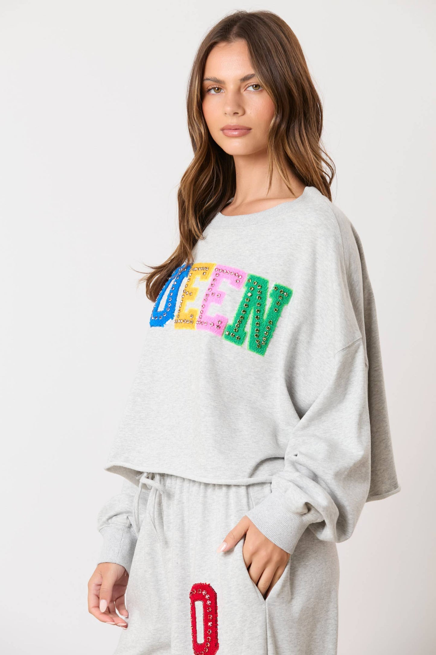Queen Sweatpants- Gray