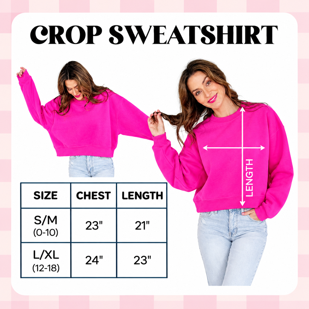 Take Me out to the Ballgame Crop Sweatshirt