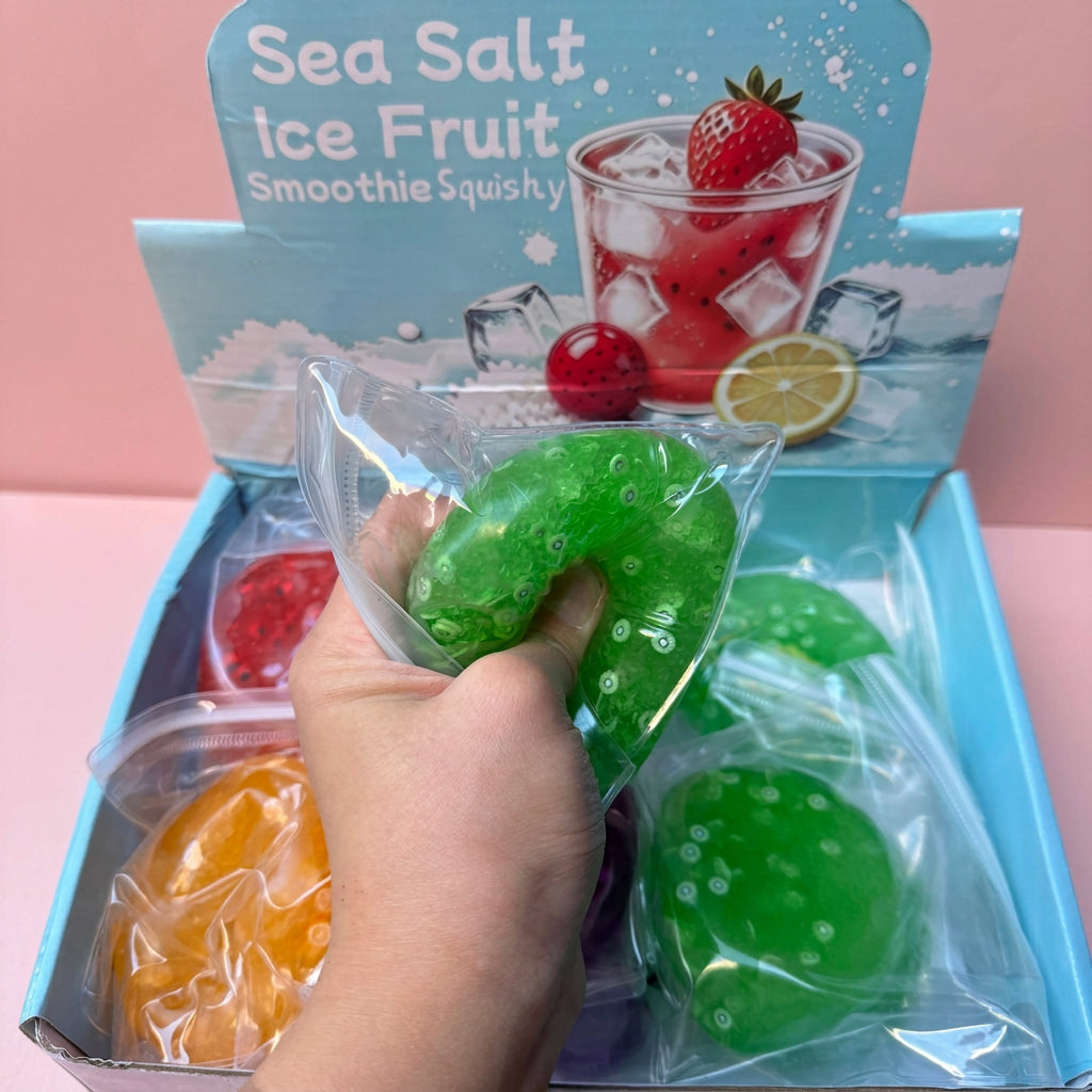 Mixed Fruit Icy Slush Ball Squishy