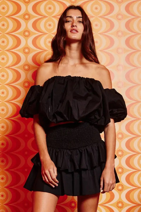 Lyla Puff Crop Top