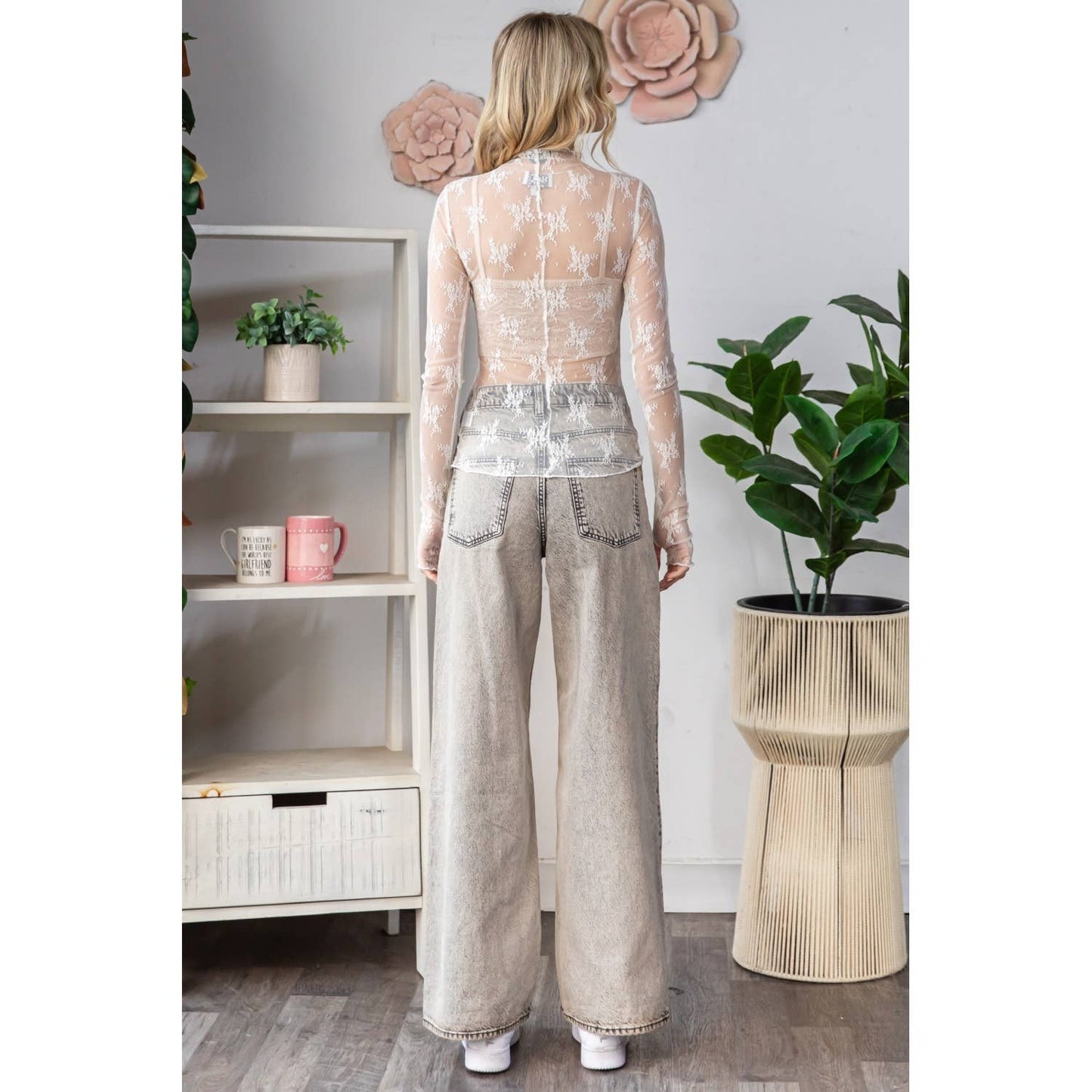 Lacey Layering Top- Cream