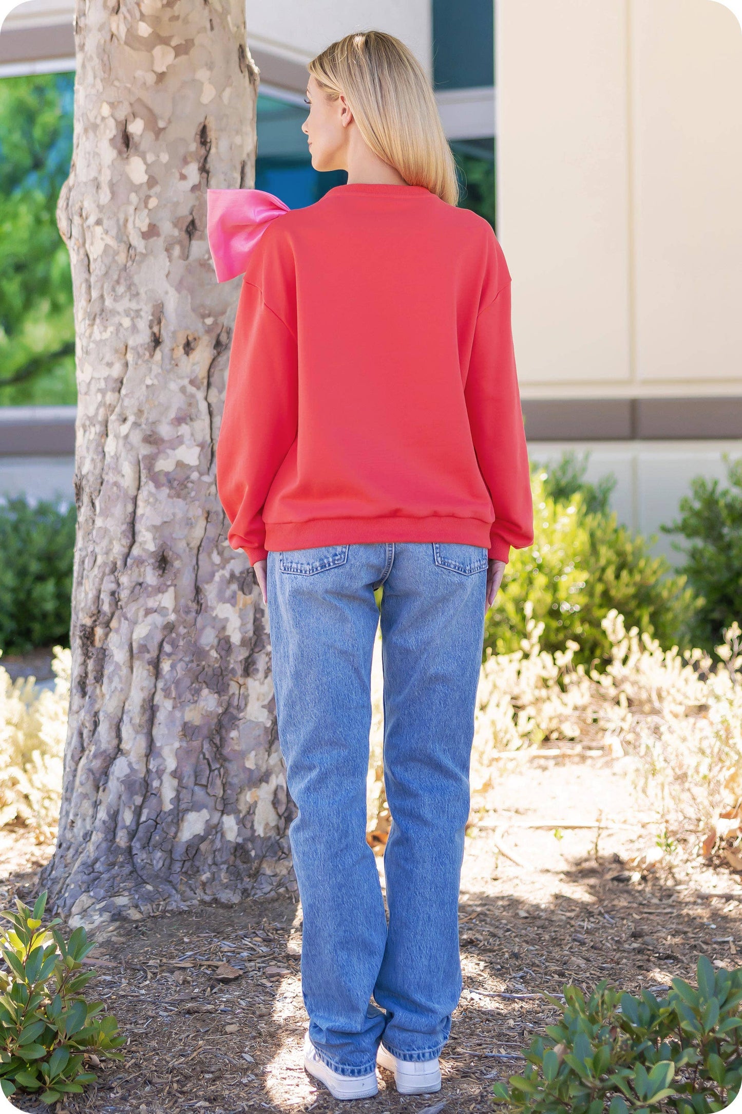 Statement Bow Sweatshirt