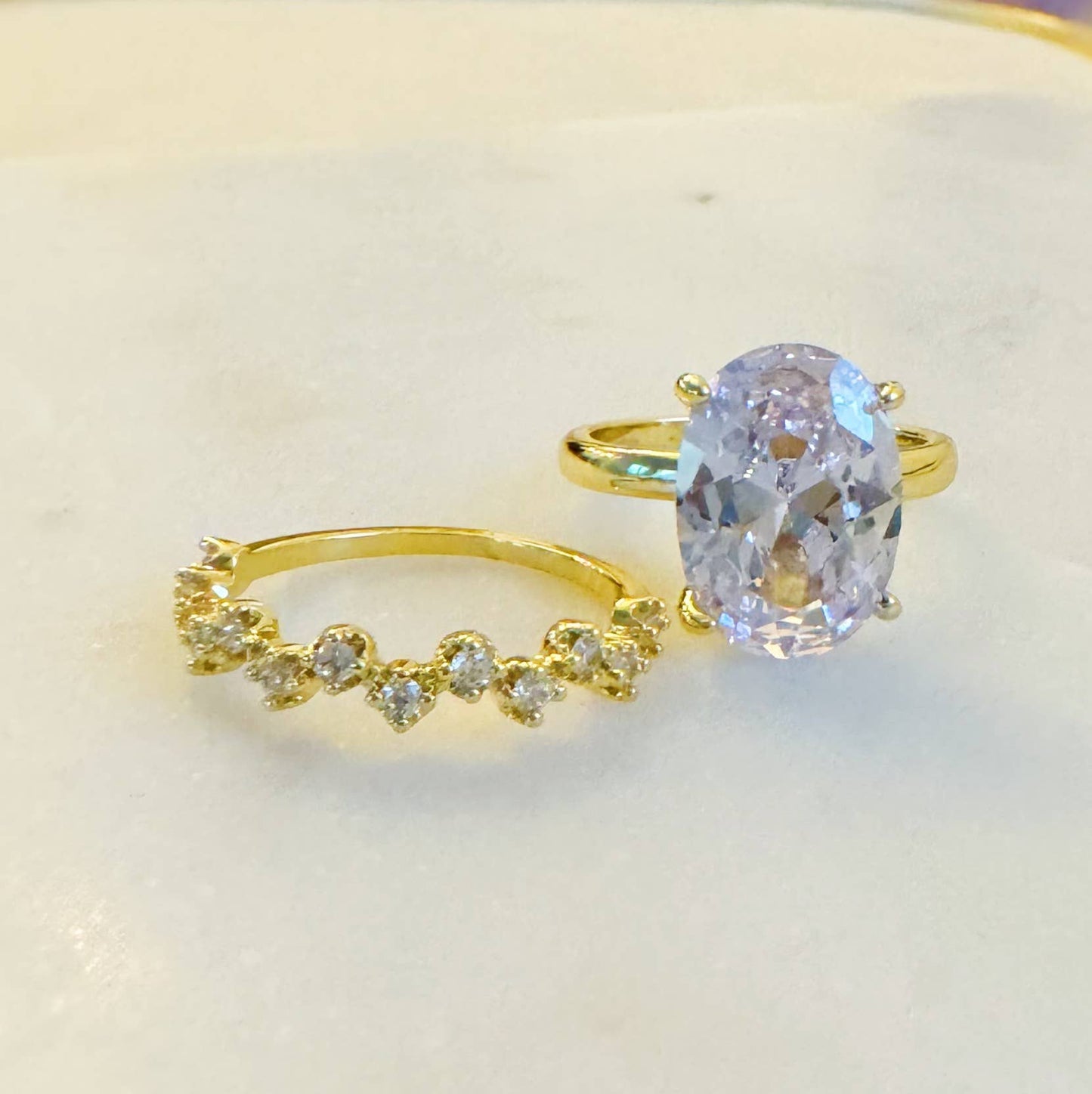 Socialite Solitaire Ring Set