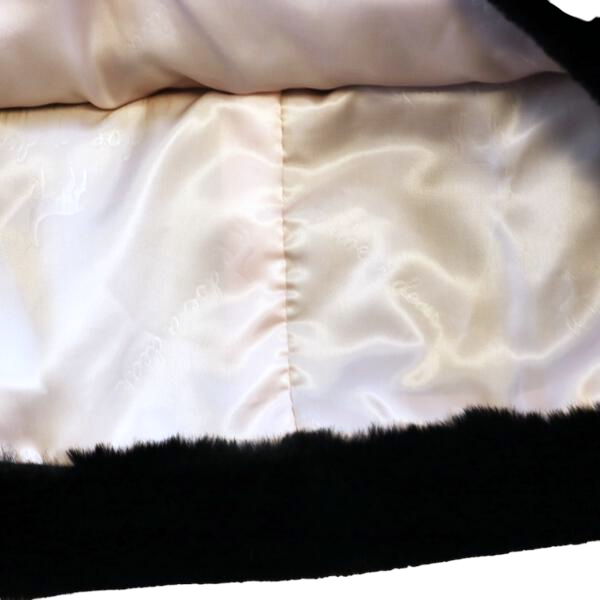 Lillian Quilted Fur Dress