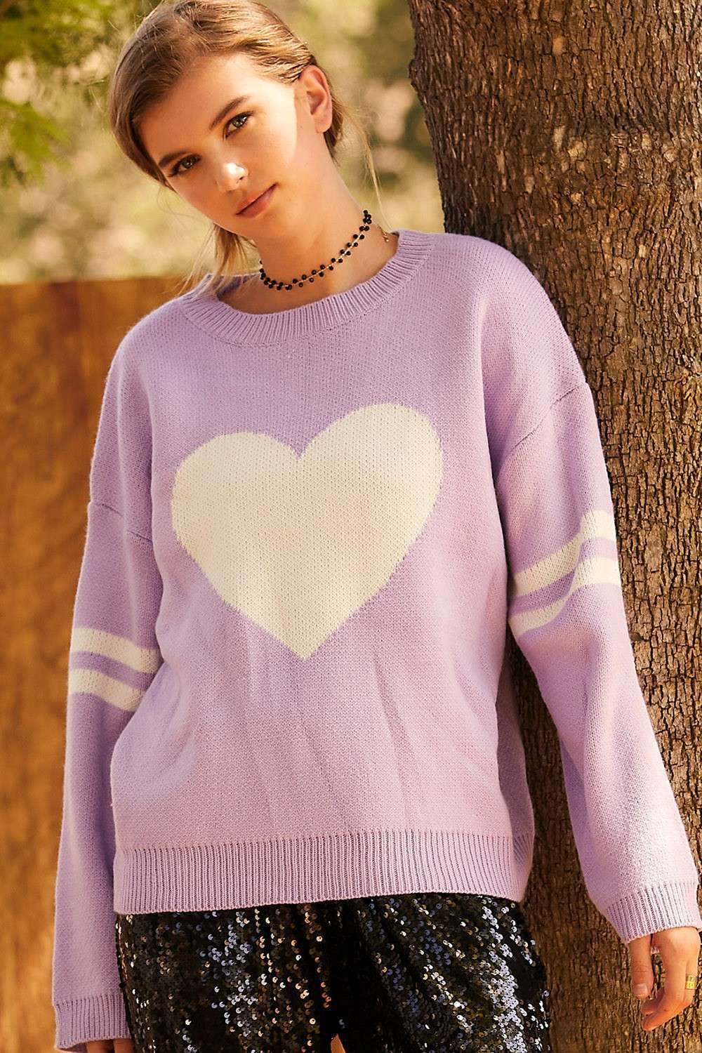 Valerie Heart Sweater