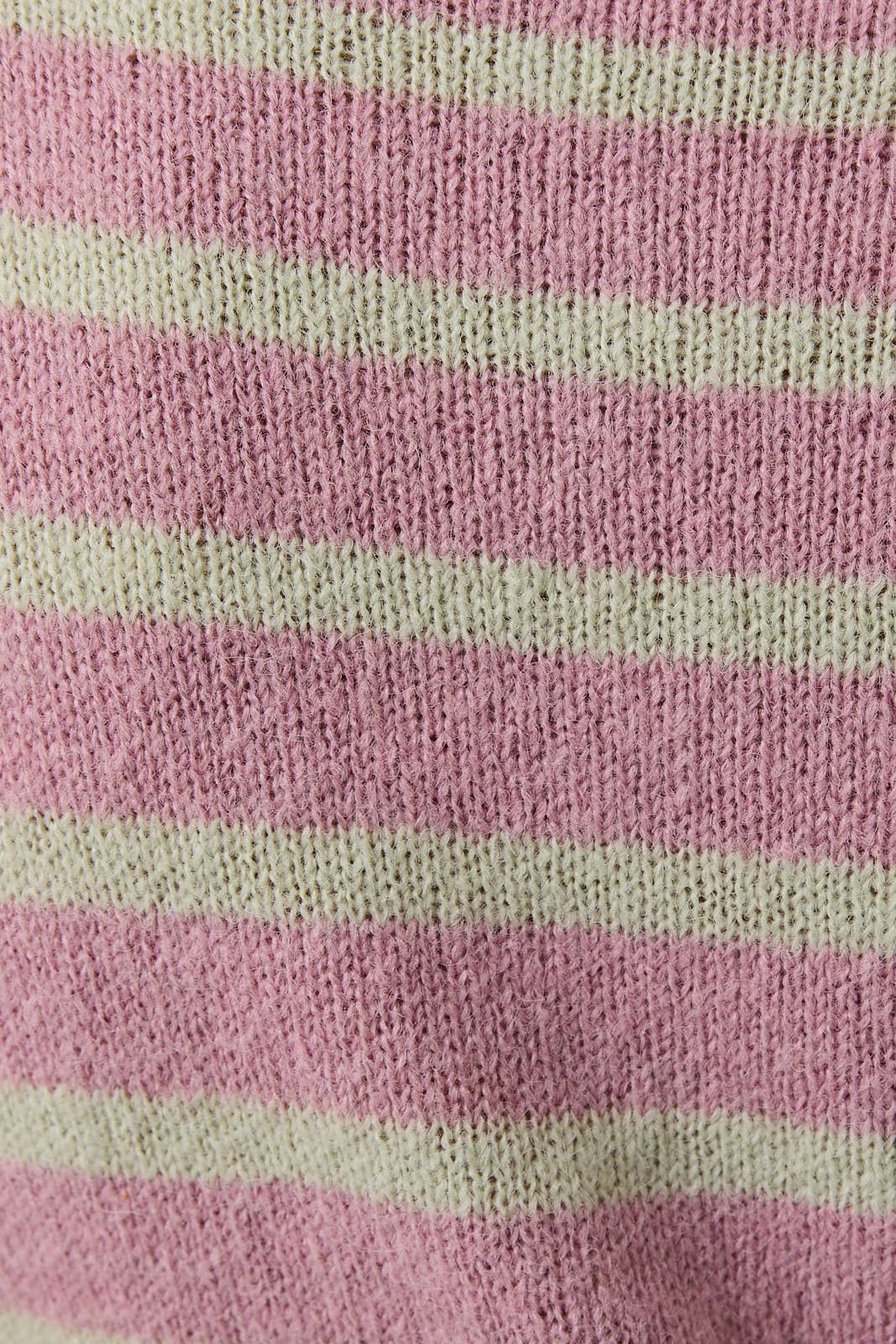 Kali Striped Sweater Top- Pink