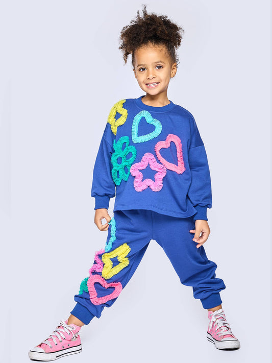 Girls Tulle Jogger Set