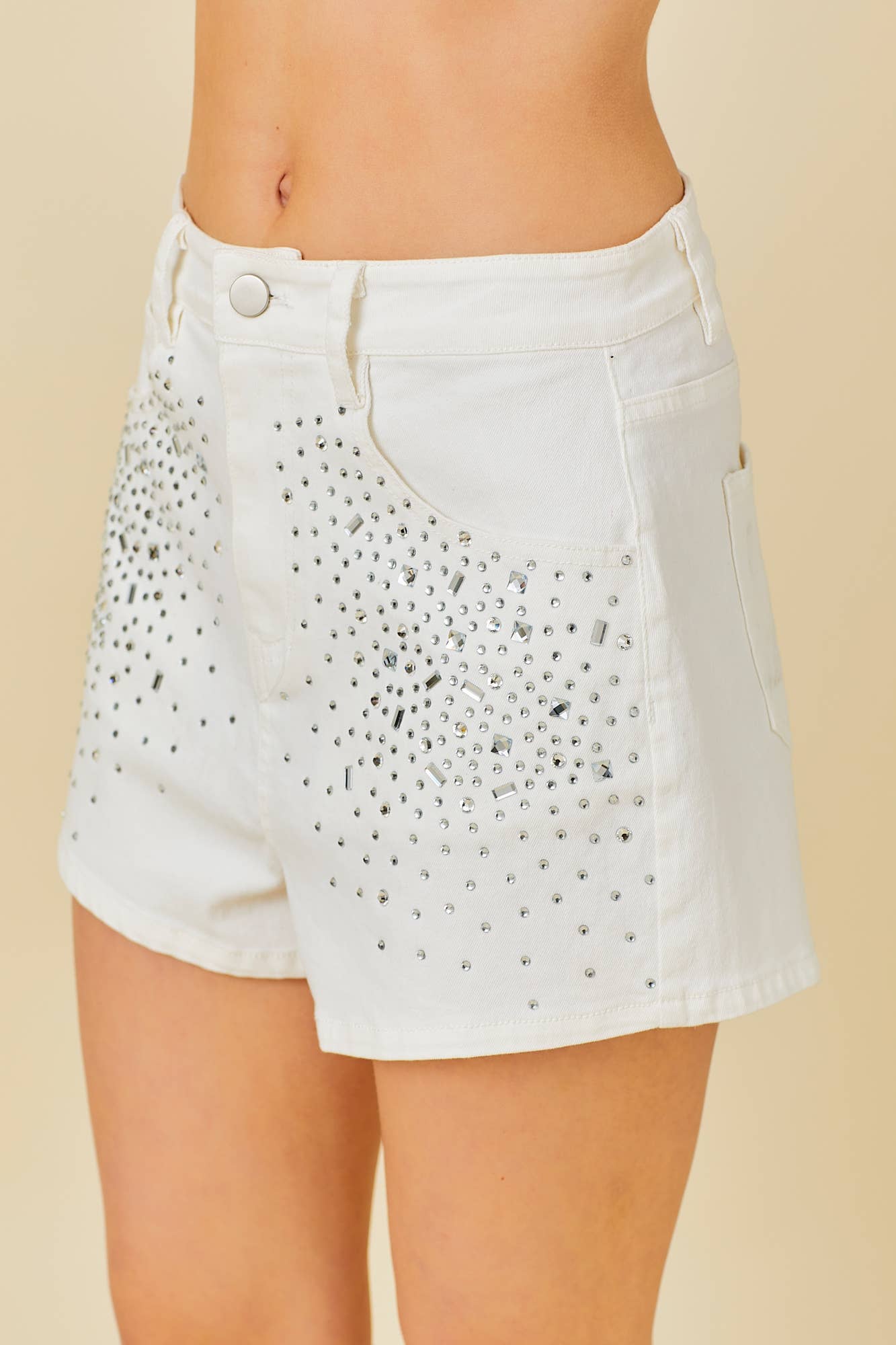 Rhinestone Queen Shorts