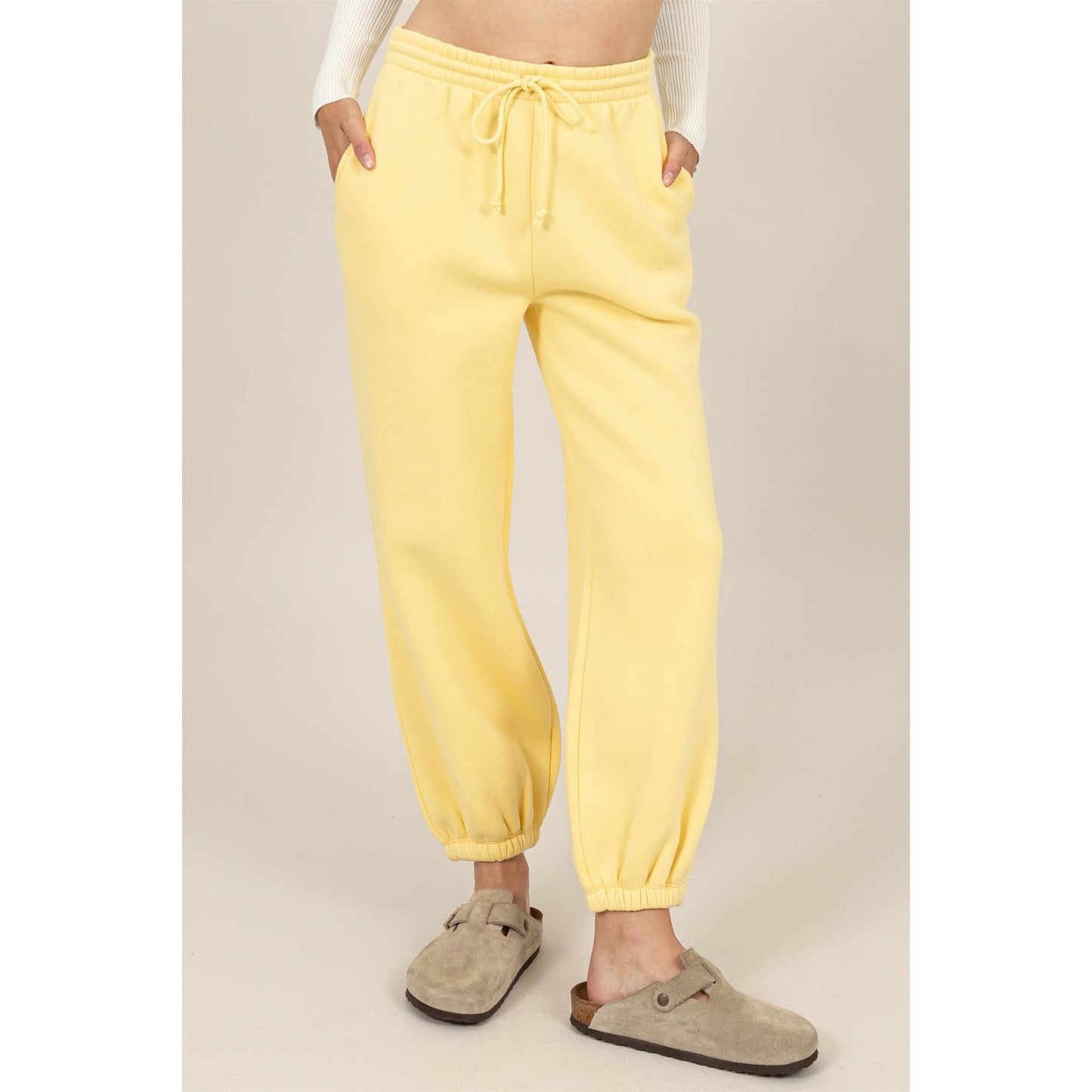 Banana Cream Joggers