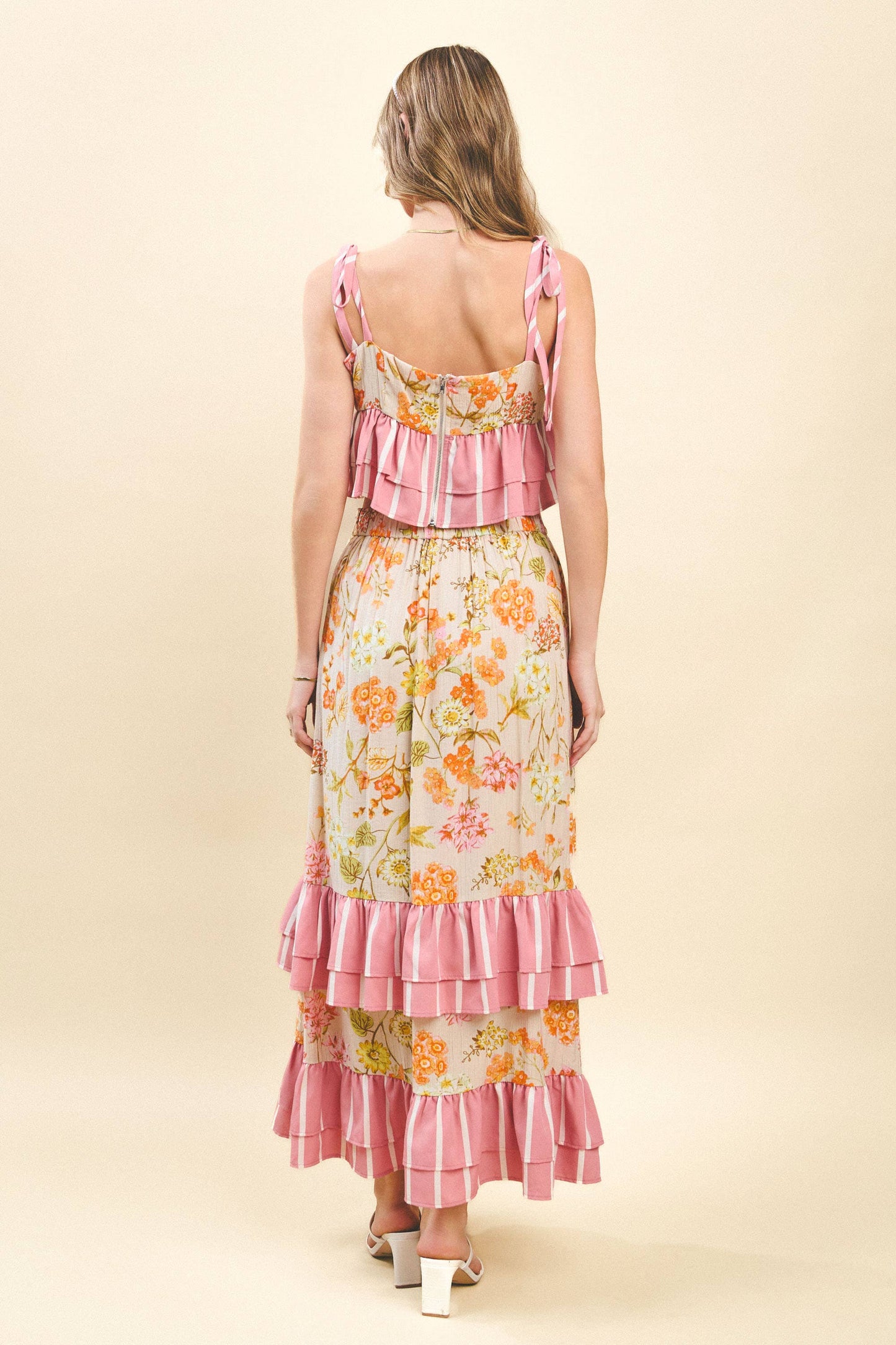 Pippa Floral Striped Set