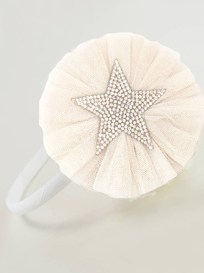 Sparkle Star Tulle Headband