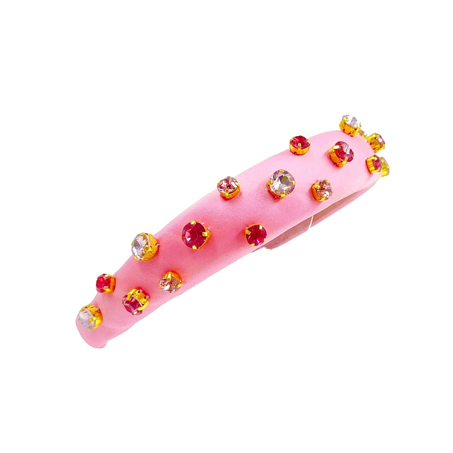 Pink Slim Embellished Headband