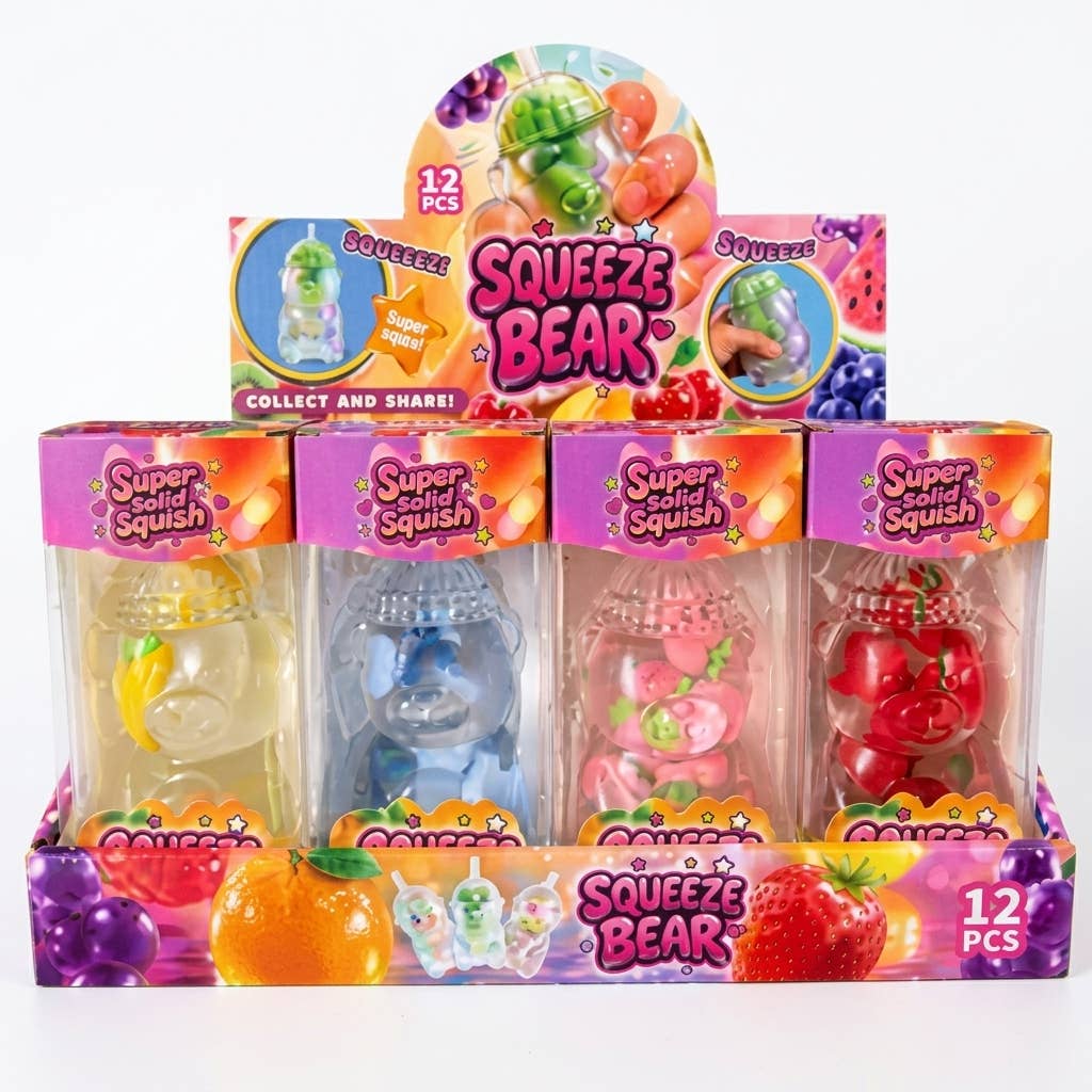 Vaseline Bear Squishy Toy - Coconut Oil Fruit Filled