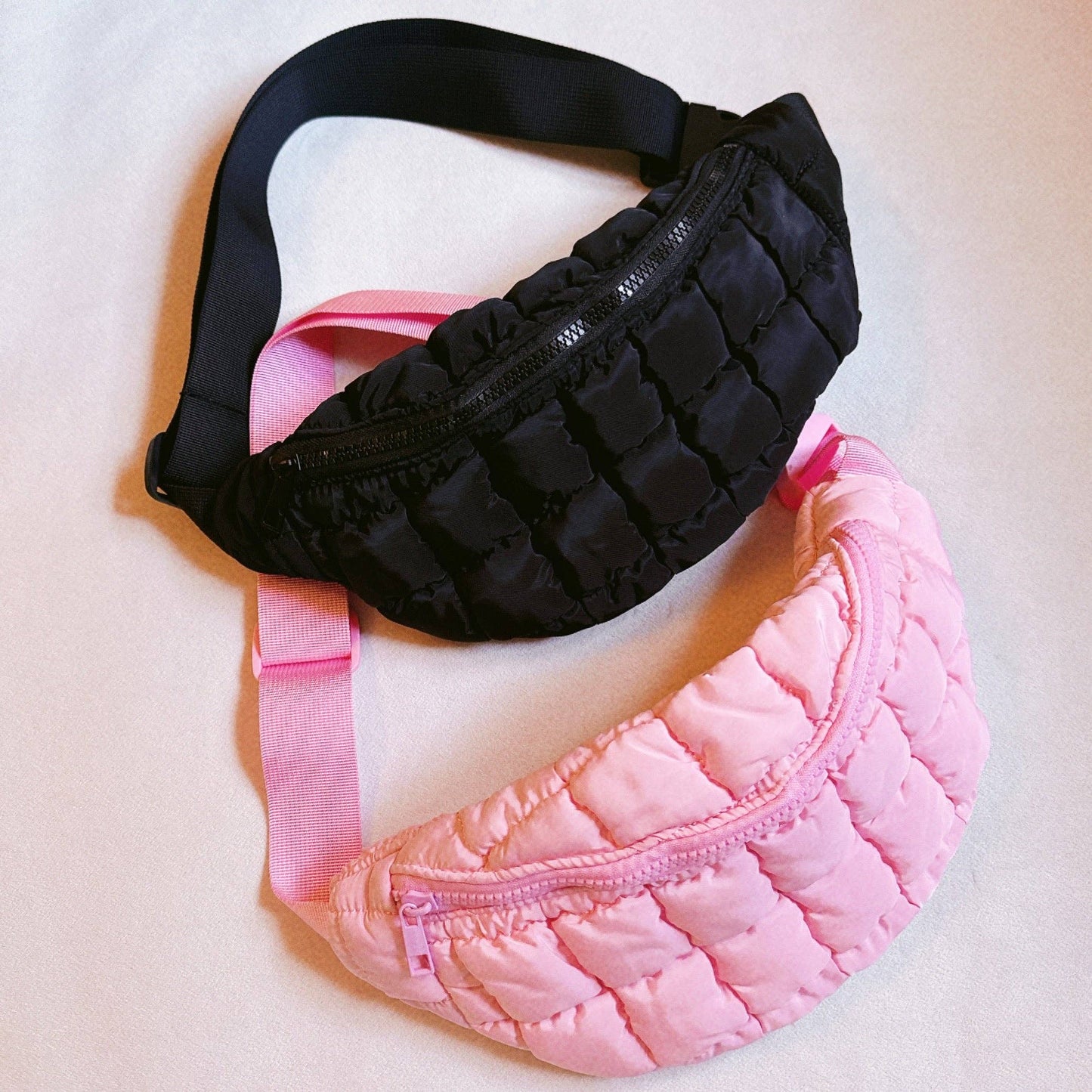 Perfect Puffy Sling Bag: Black