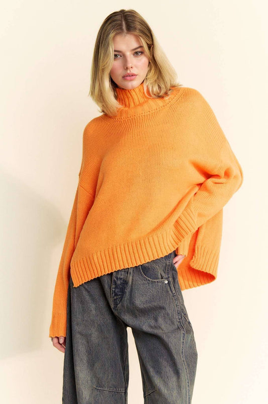 Minka Sweater- Orange