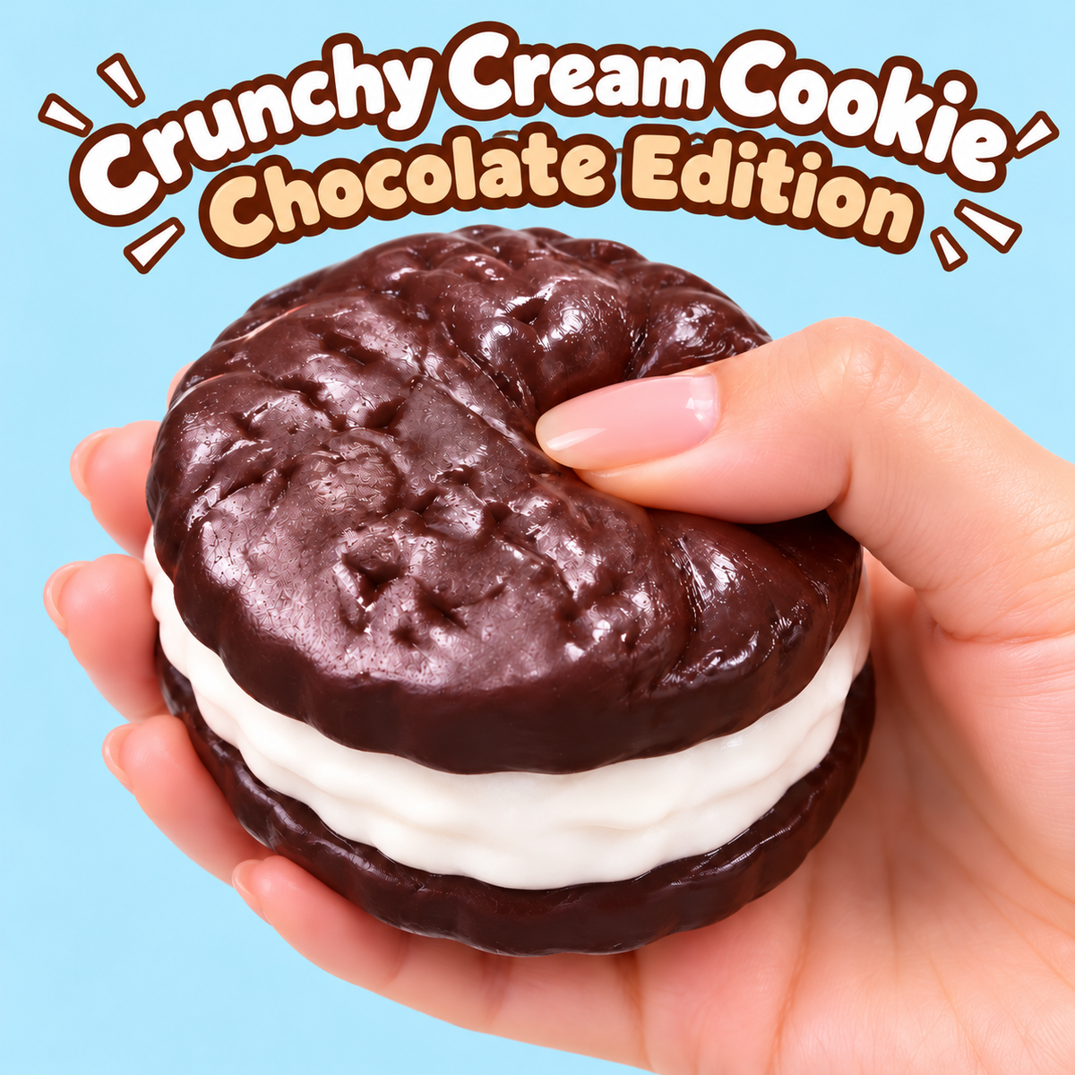 Chocolate Edition Crunchy Cookie Squishy