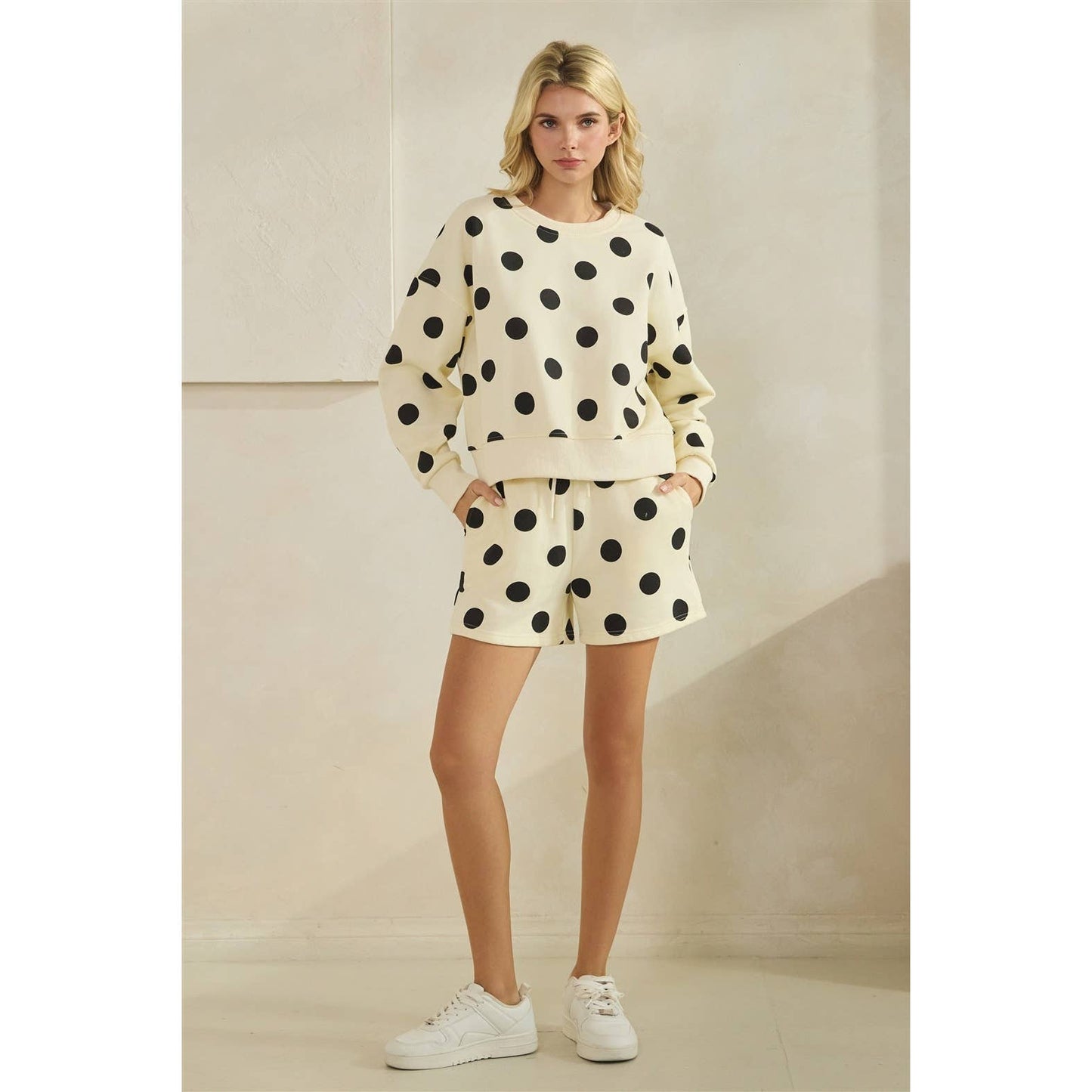 Polka Dot Set- Black