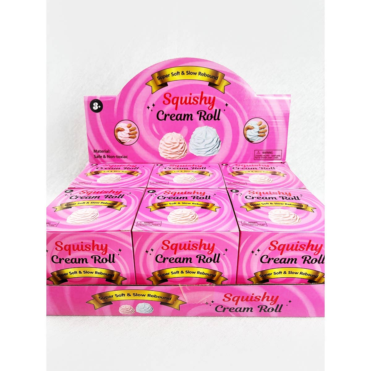 Jumbo Cream Roll Squishy