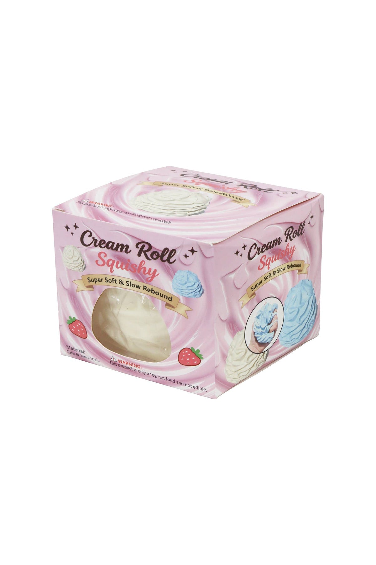 Cream Roll Coconut Oil Jelly Zero Rebound TPR Squishy: ASSORTED / ONE SIZE