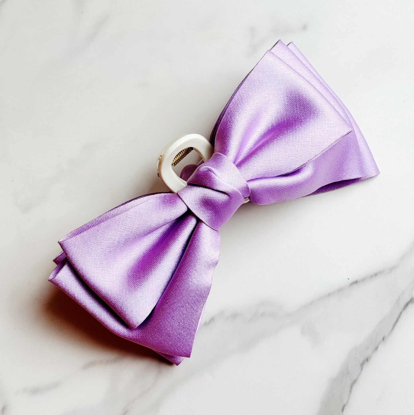 Bow Beauty Hair Claw: Lilac