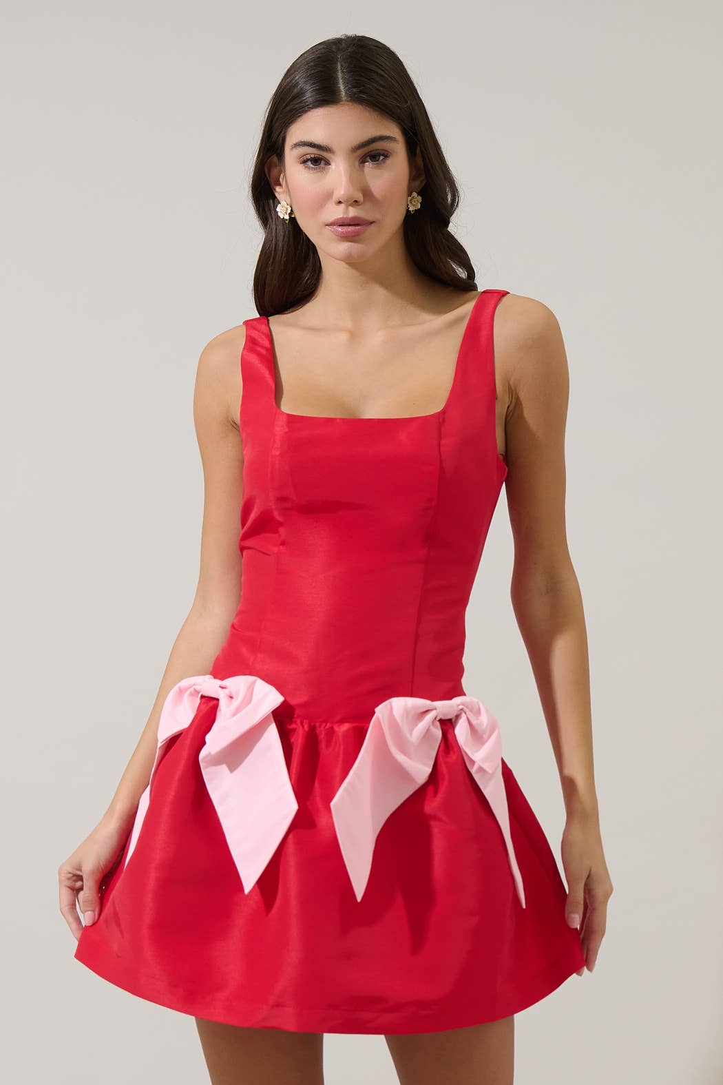 Noretta Bow Mini Dress