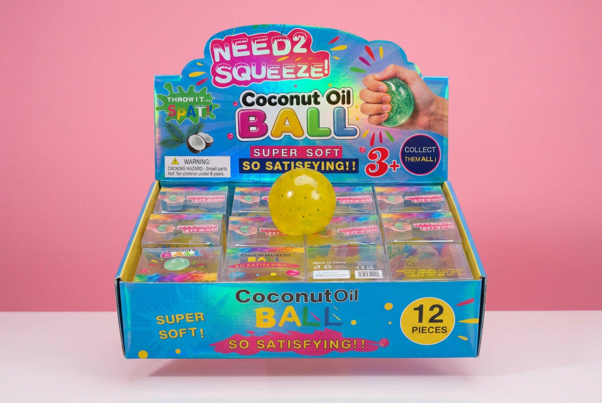 Golden Kiwi Fruit Icy Slushy Ball Squishy