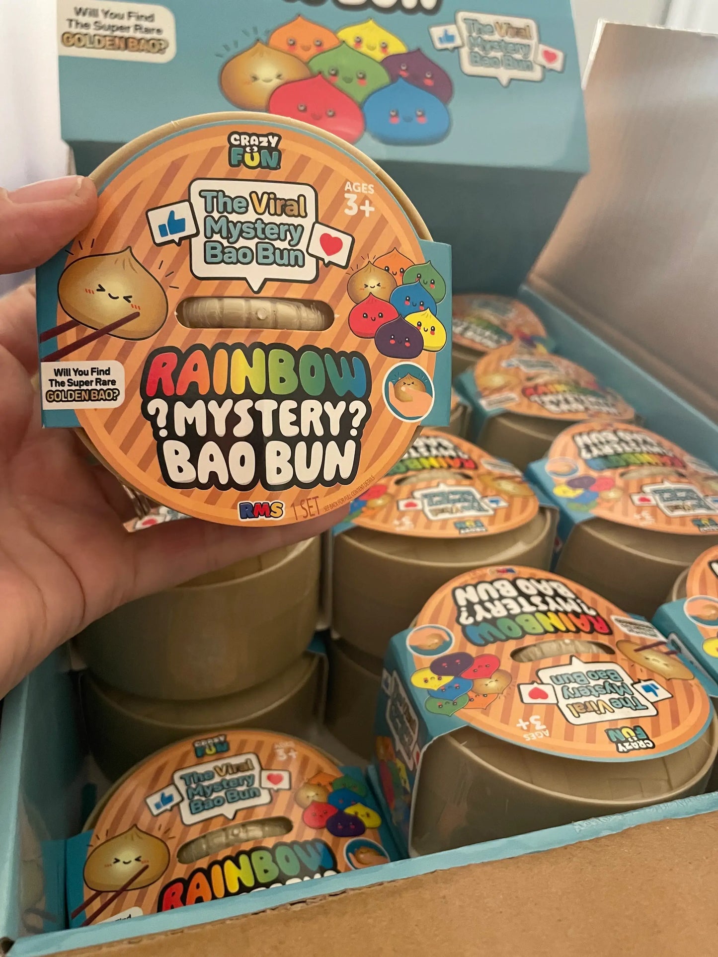 RMS® Crazy Fun™ Mystery Bao Bun – Rare Rainbow Chase- *Final Sale*