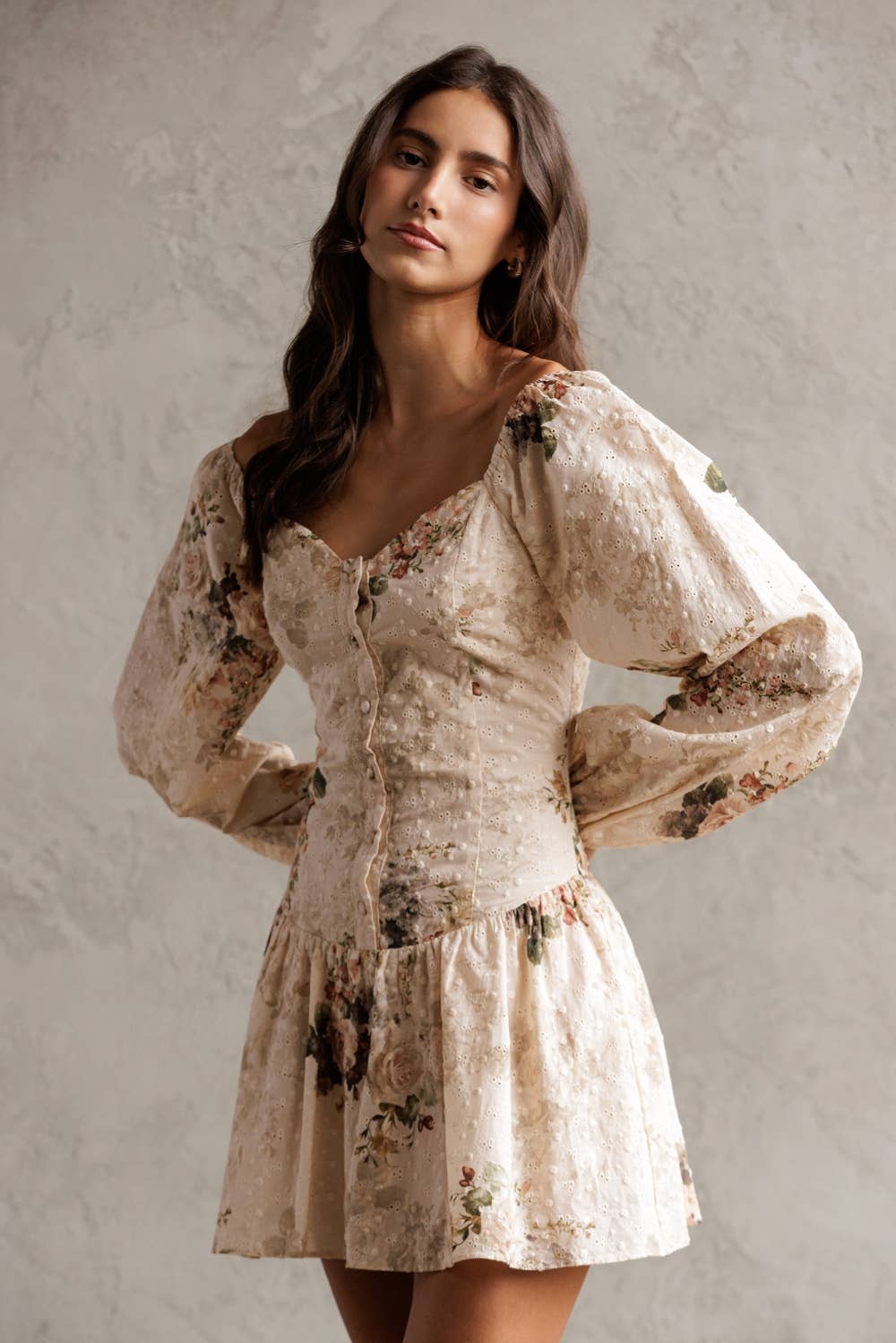 Janice Floral Romper