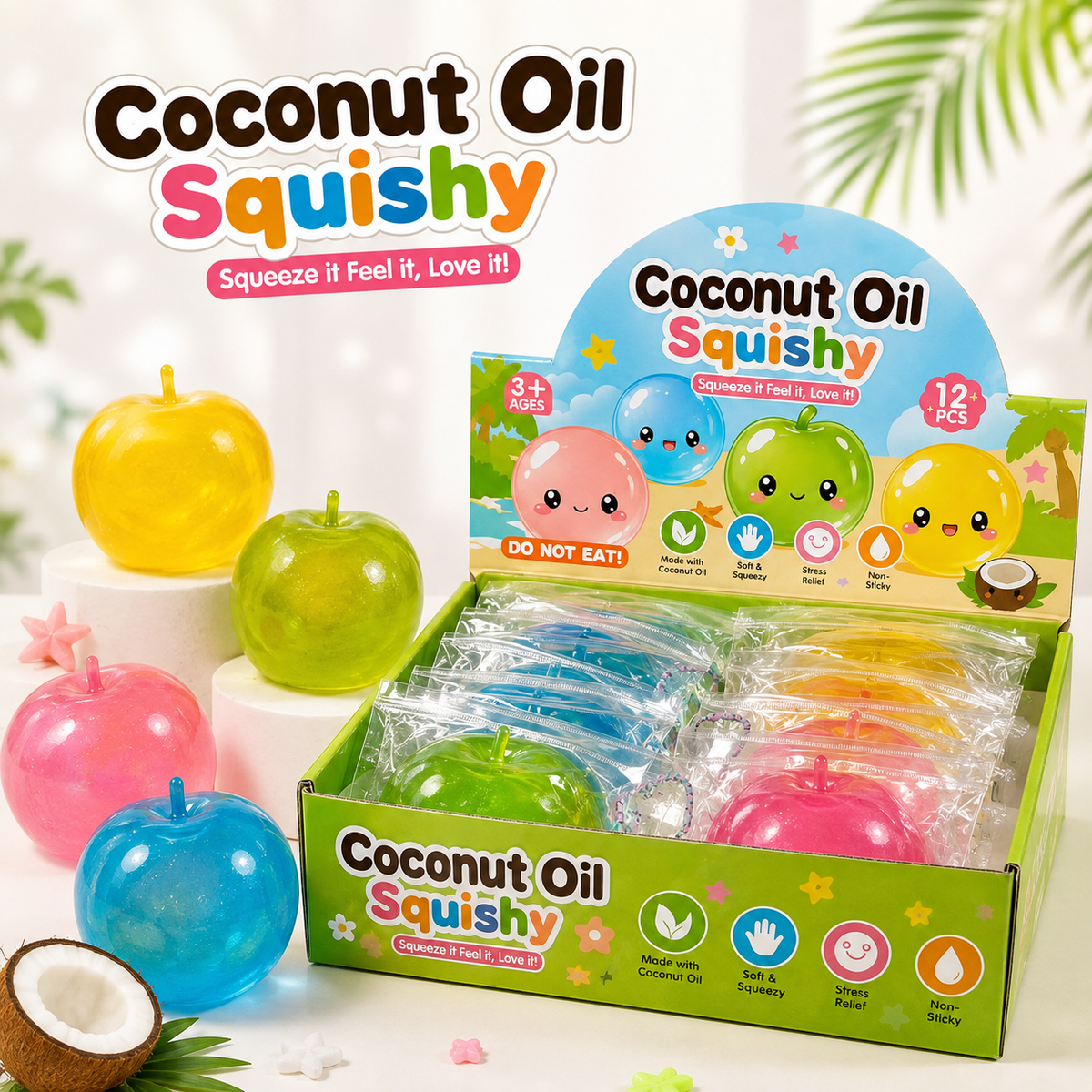 Coconut Oil Squishy Apple